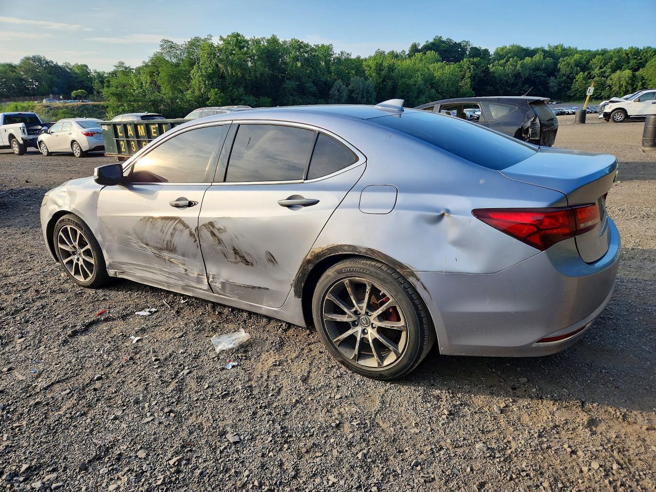 2015 Acura Tlx Tech Серебряный vin: 19UUB2F56FA021921