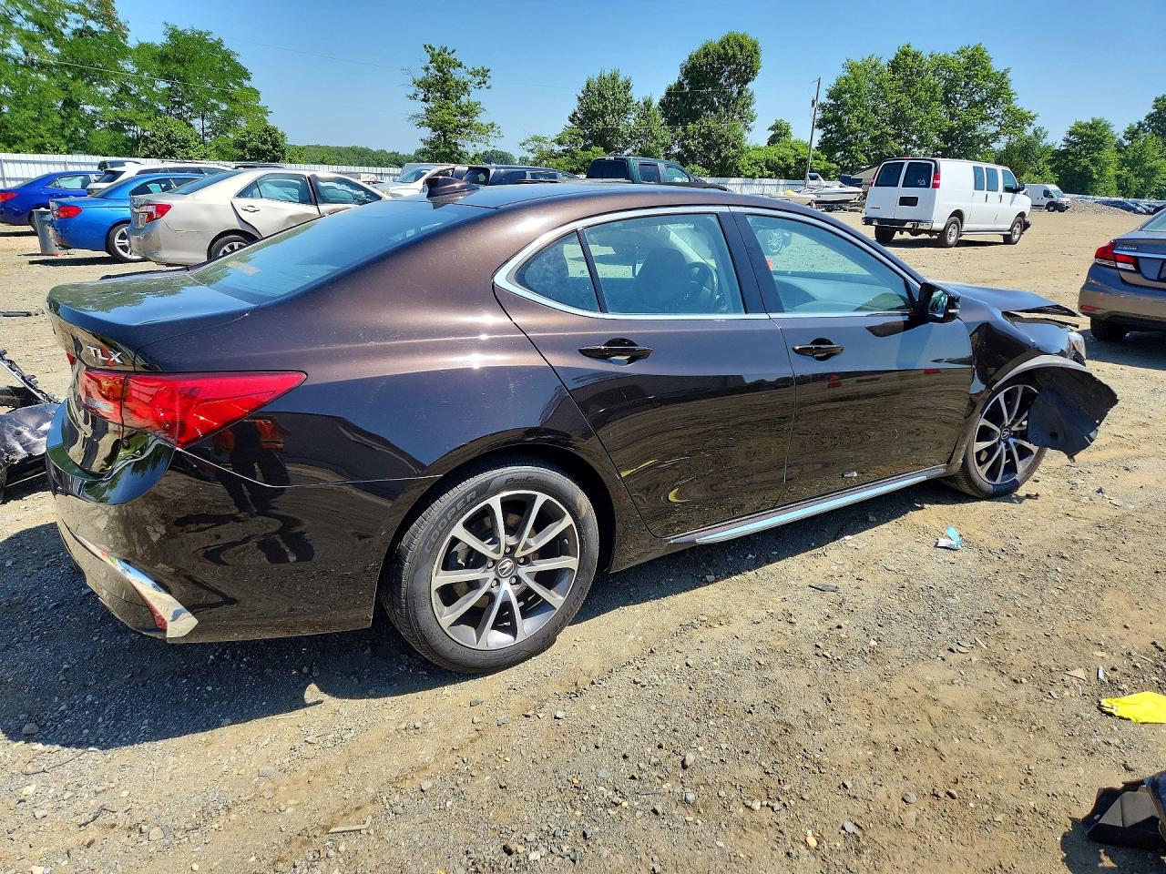 2018 Acura Tlx Tech Brown vin: 19UUB2F56JA002925