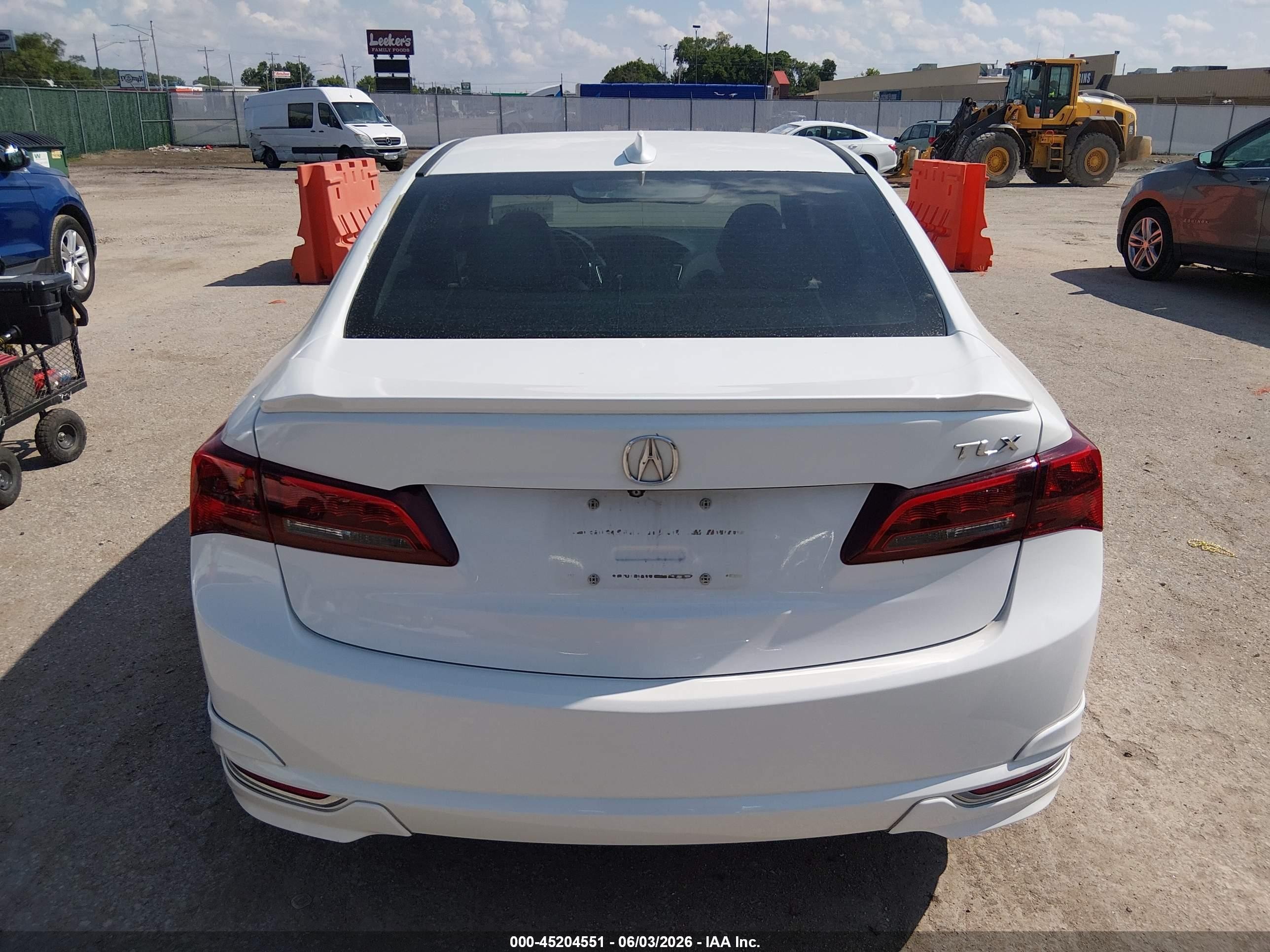 2015 Acura Tlx V6 Tech White vin: 19UUB2F57FA009471
