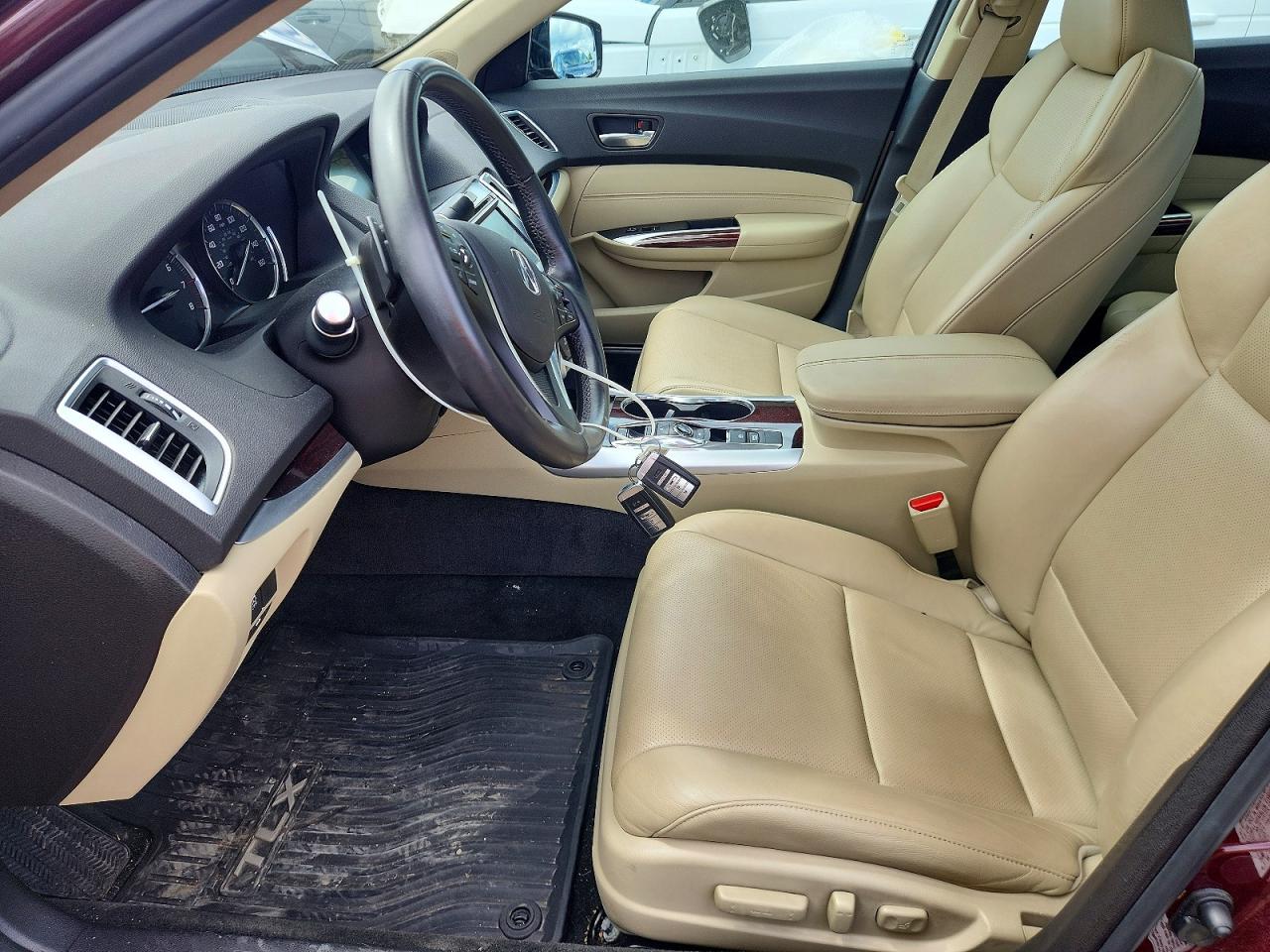 2016 Acura Tlx Tech Burgundy vin: 19UUB2F57GA007561