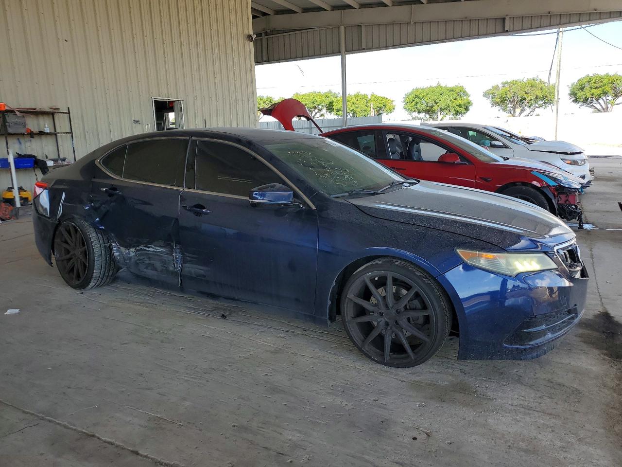 2015 Acura Tlx Tech Blue vin: 19UUB2F58FA000990