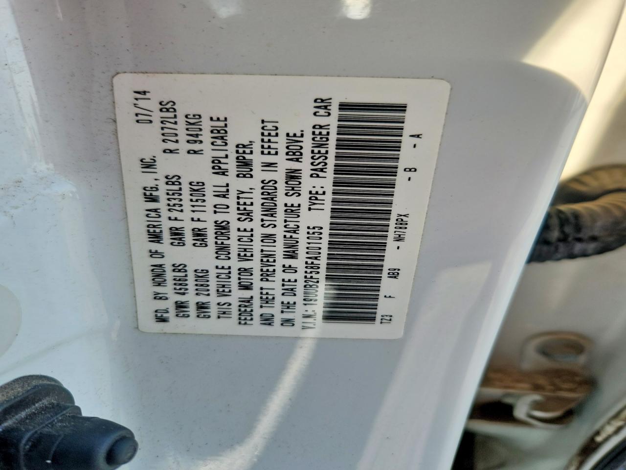 2015 Acura Tlx Tech White vin: 19UUB2F58FA001055