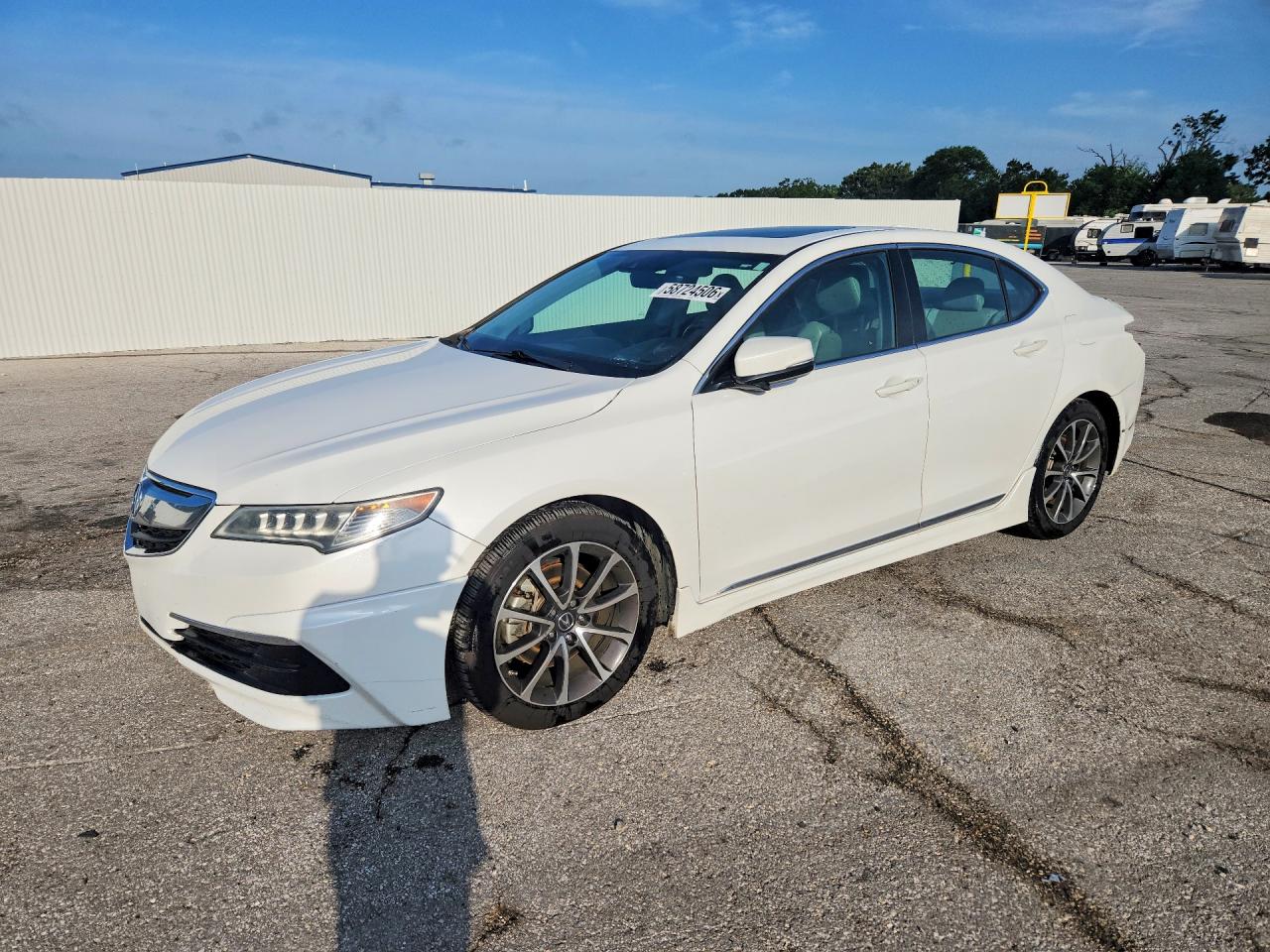2015 Acura Tlx Tech White vin: 19UUB2F58FA001055