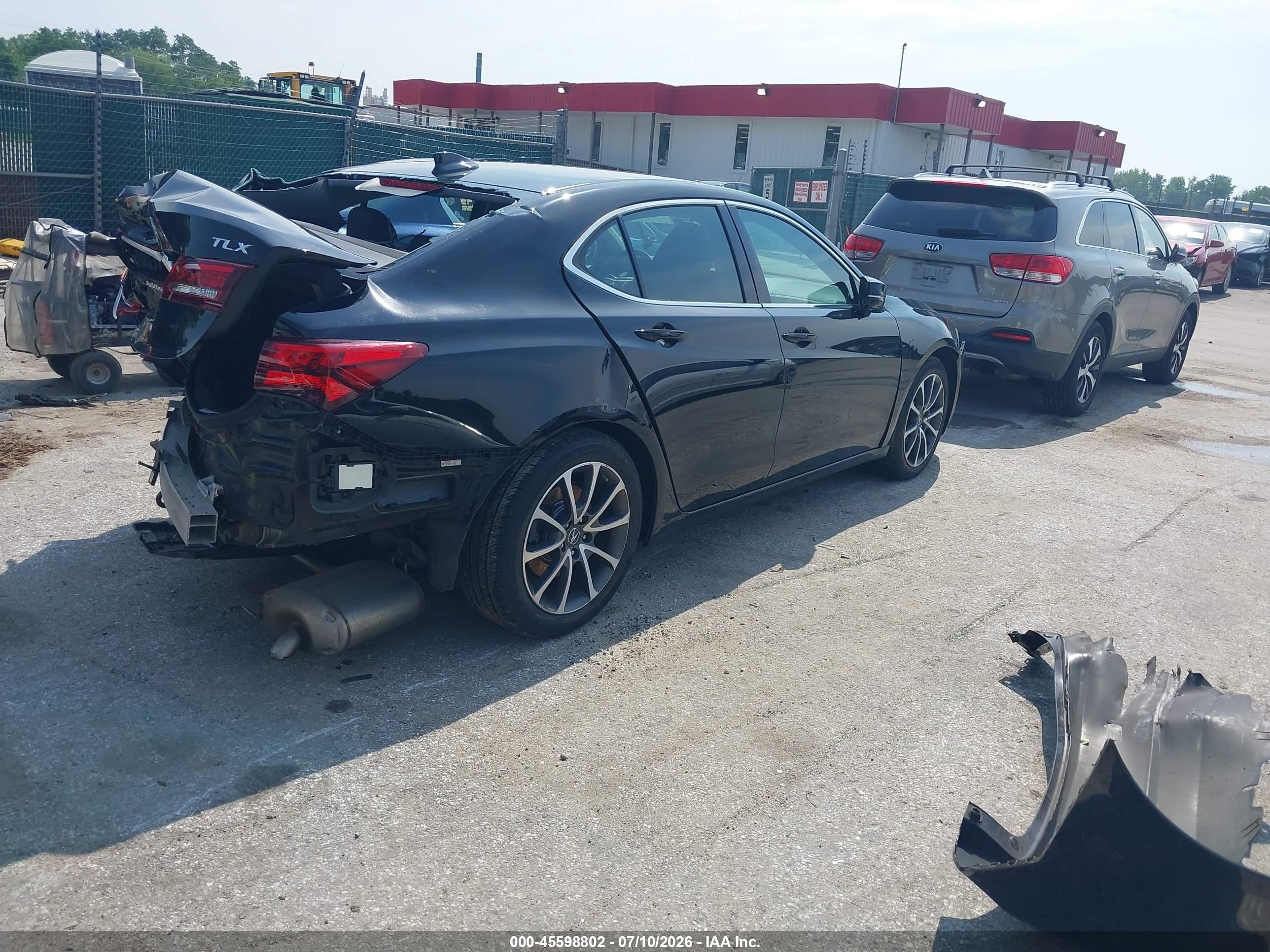 2015 Acura Tlx V6 Tech Black vin: 19UUB2F58FA002089