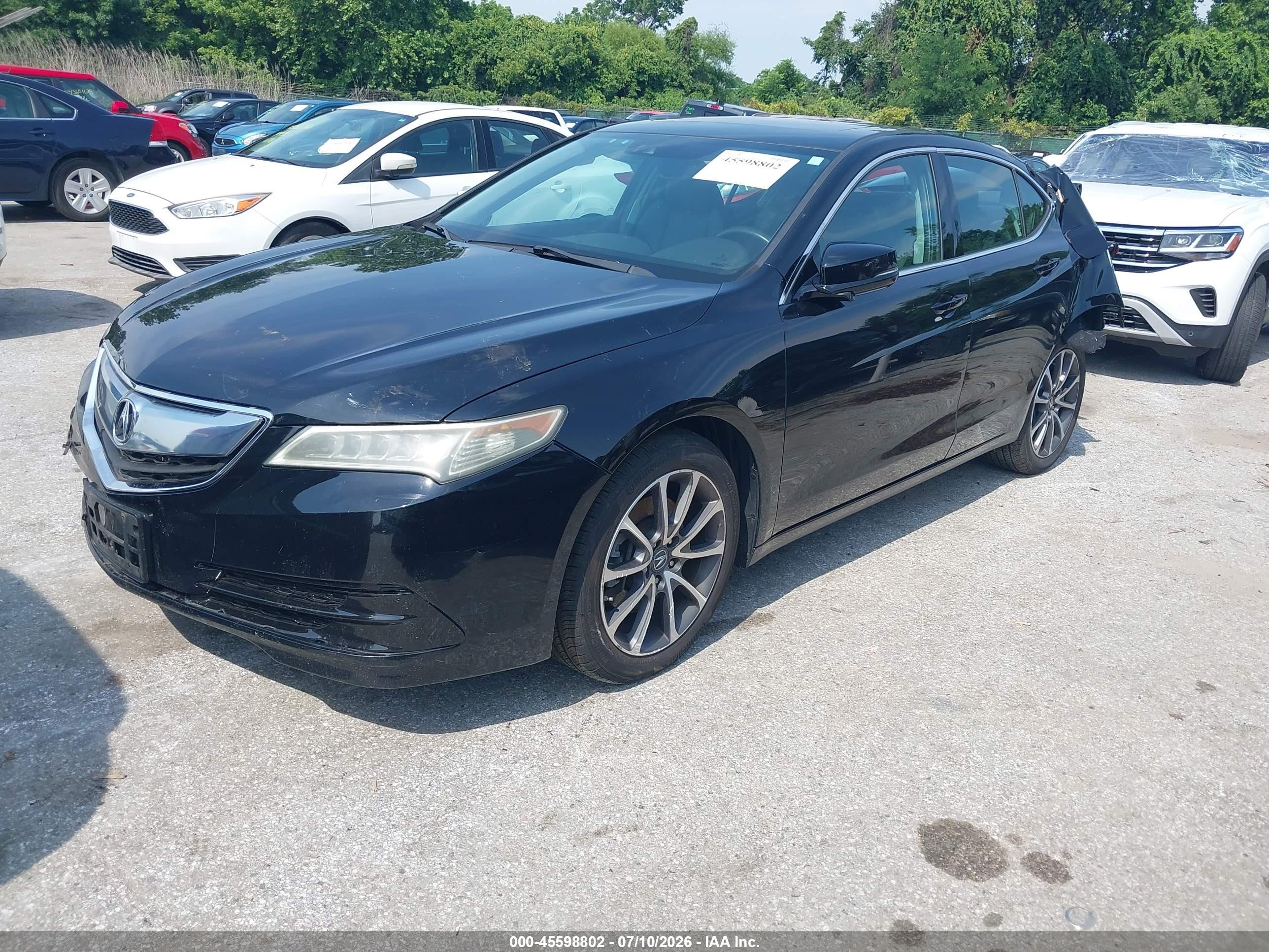 2015 Acura Tlx V6 Tech Black vin: 19UUB2F58FA002089