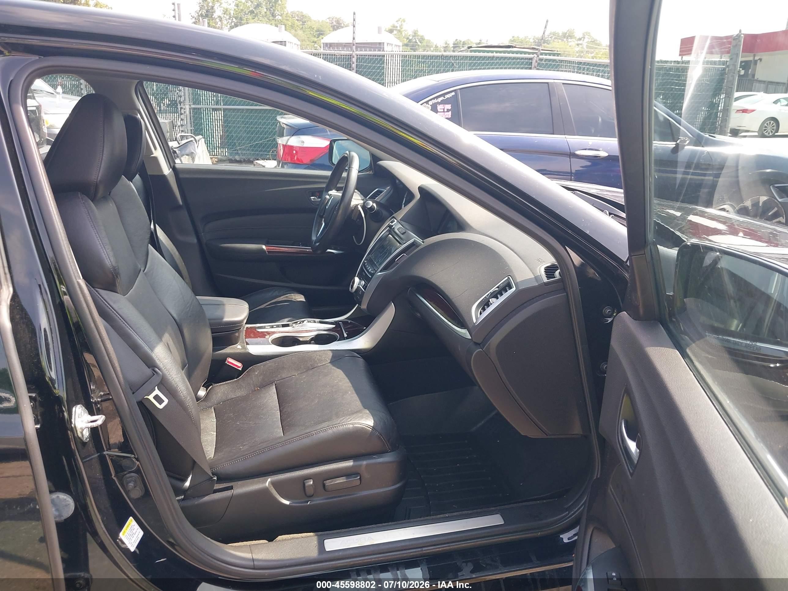 2015 Acura Tlx V6 Tech Black vin: 19UUB2F58FA002089