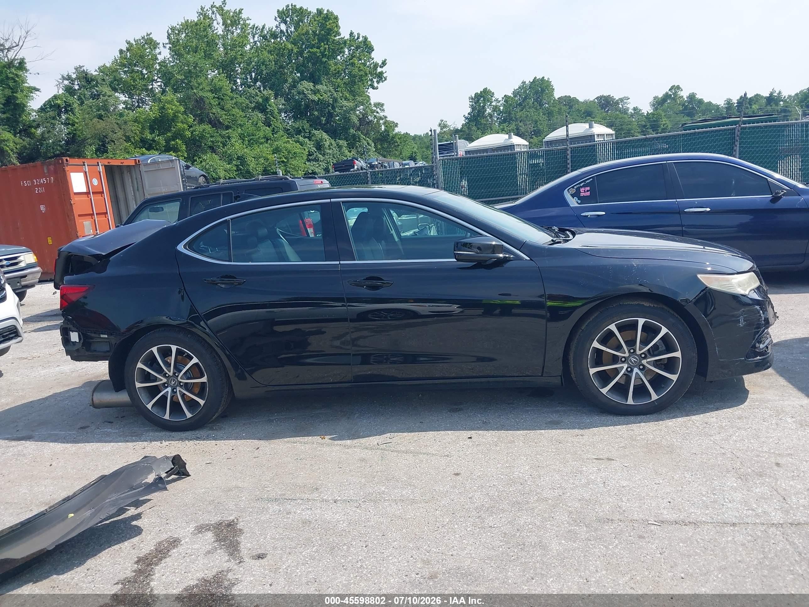 2015 Acura Tlx V6 Tech Black vin: 19UUB2F58FA002089