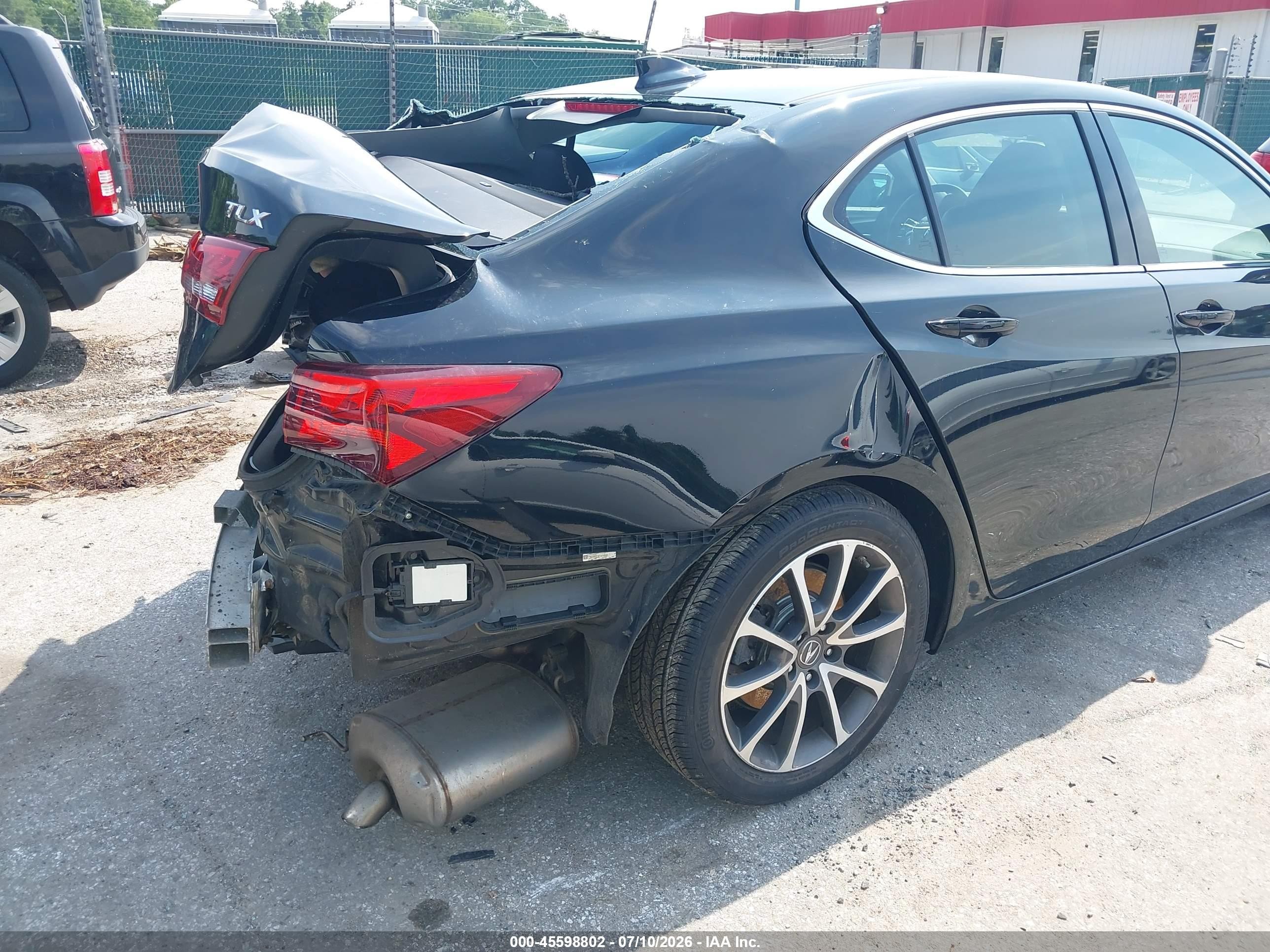 2015 Acura Tlx V6 Tech Black vin: 19UUB2F58FA002089