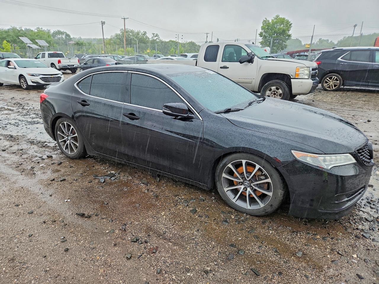 2015 Acura Tlx Tech Черный vin: 19UUB2F58FA002092