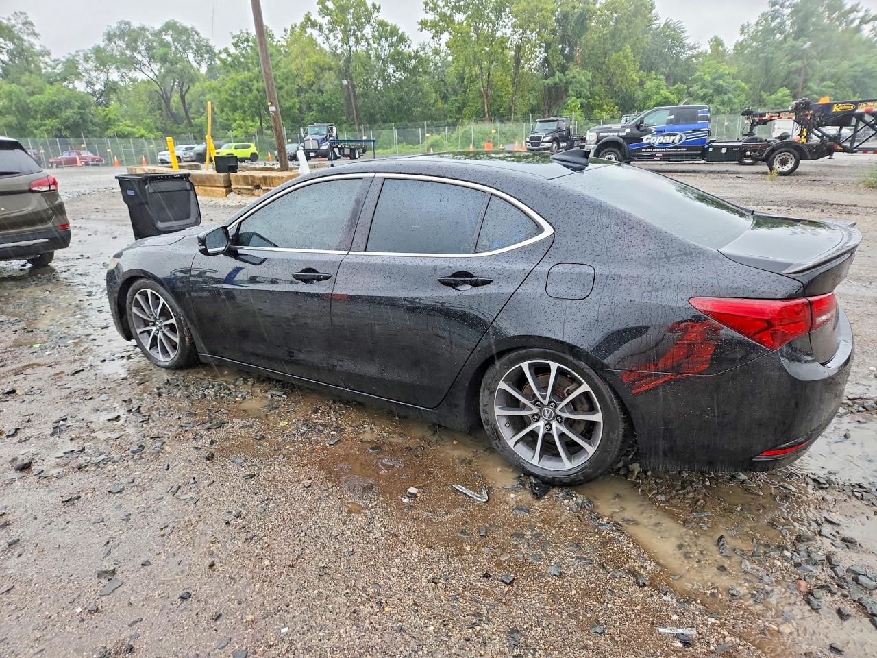 2015 Acura Tlx Tech Черный vin: 19UUB2F58FA002092