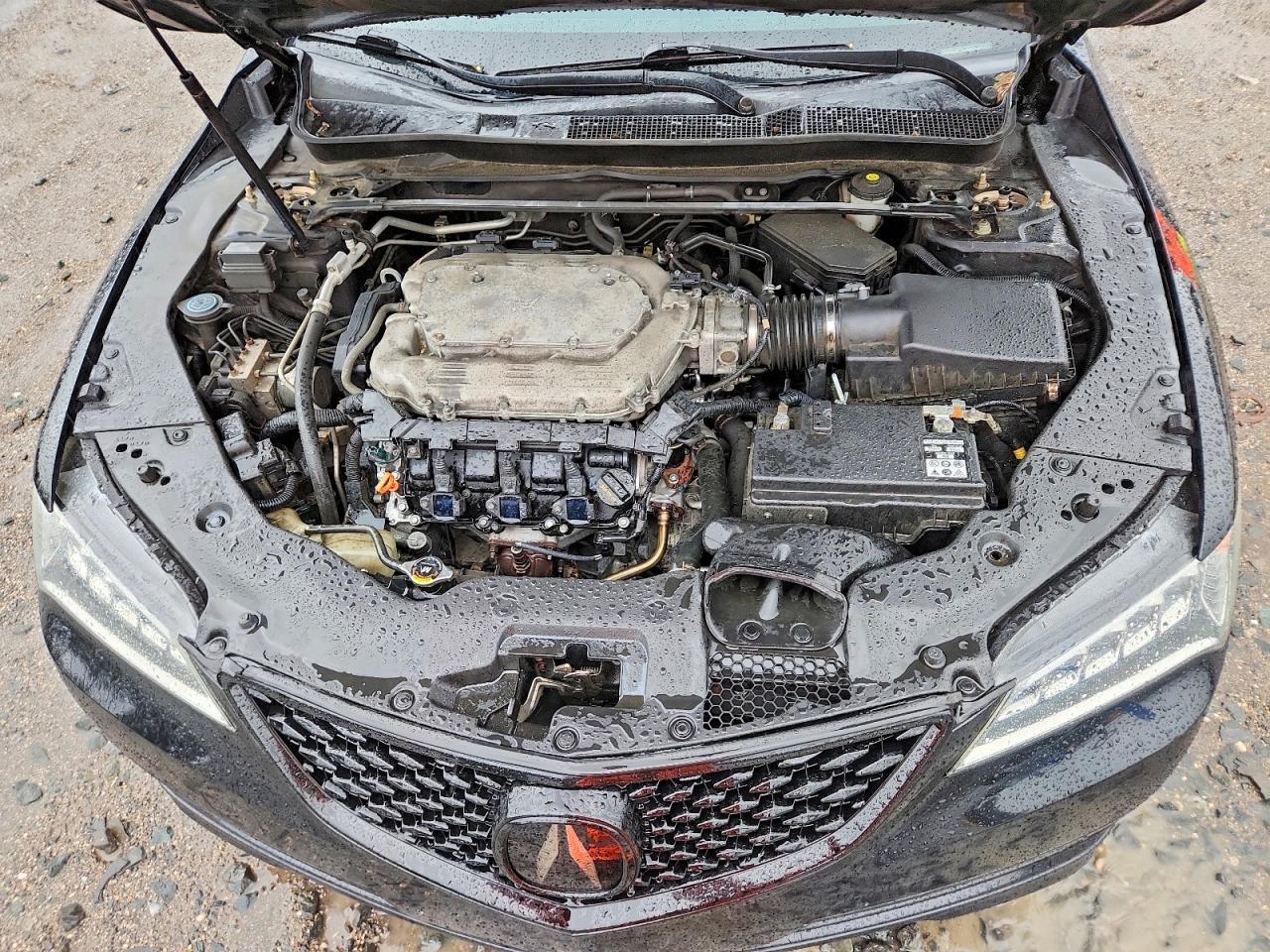2015 Acura Tlx Tech Черный vin: 19UUB2F58FA002092