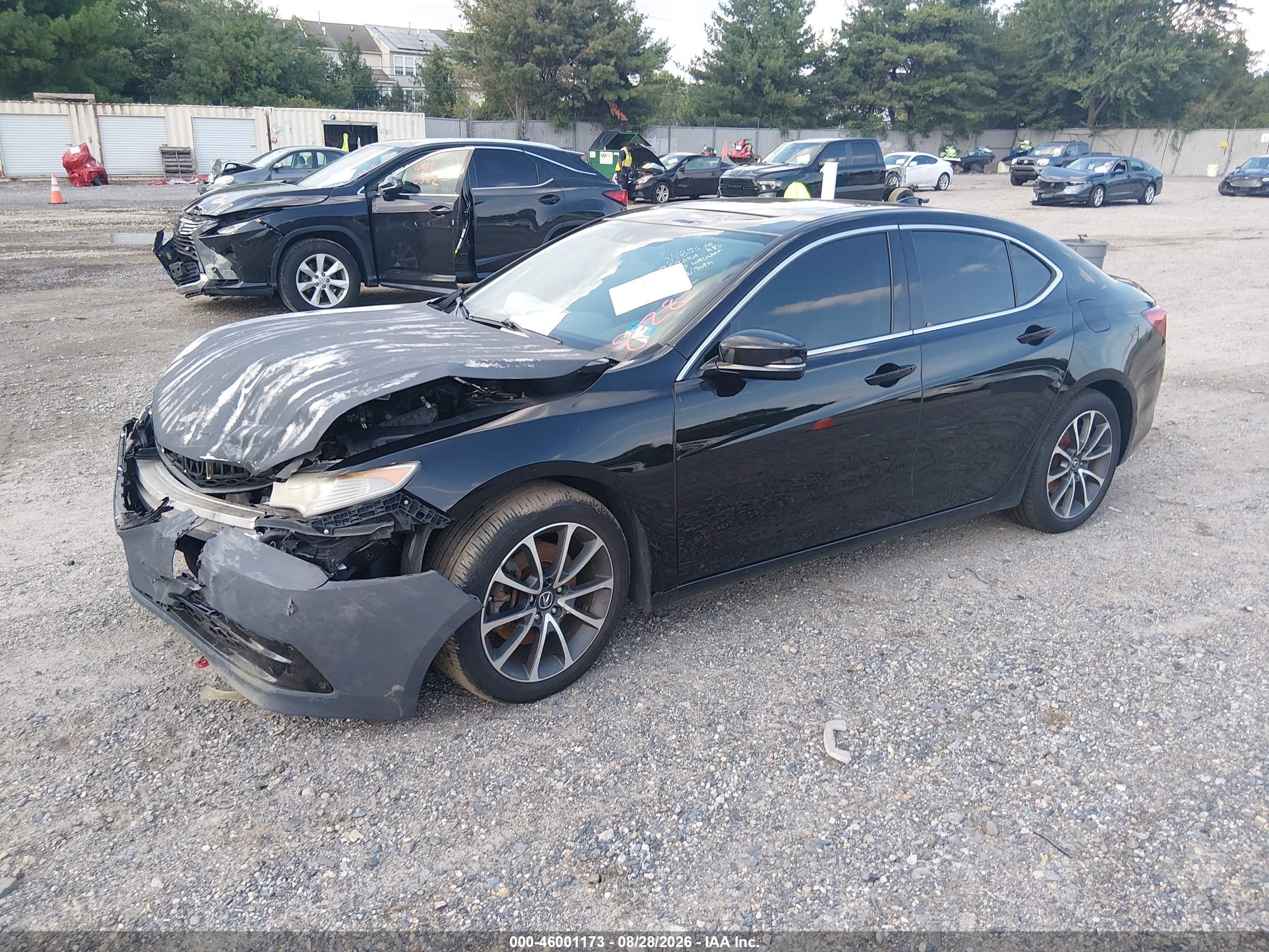 2015 Acura Tlx V6 Tech Black vin: 19UUB2F58FA010497