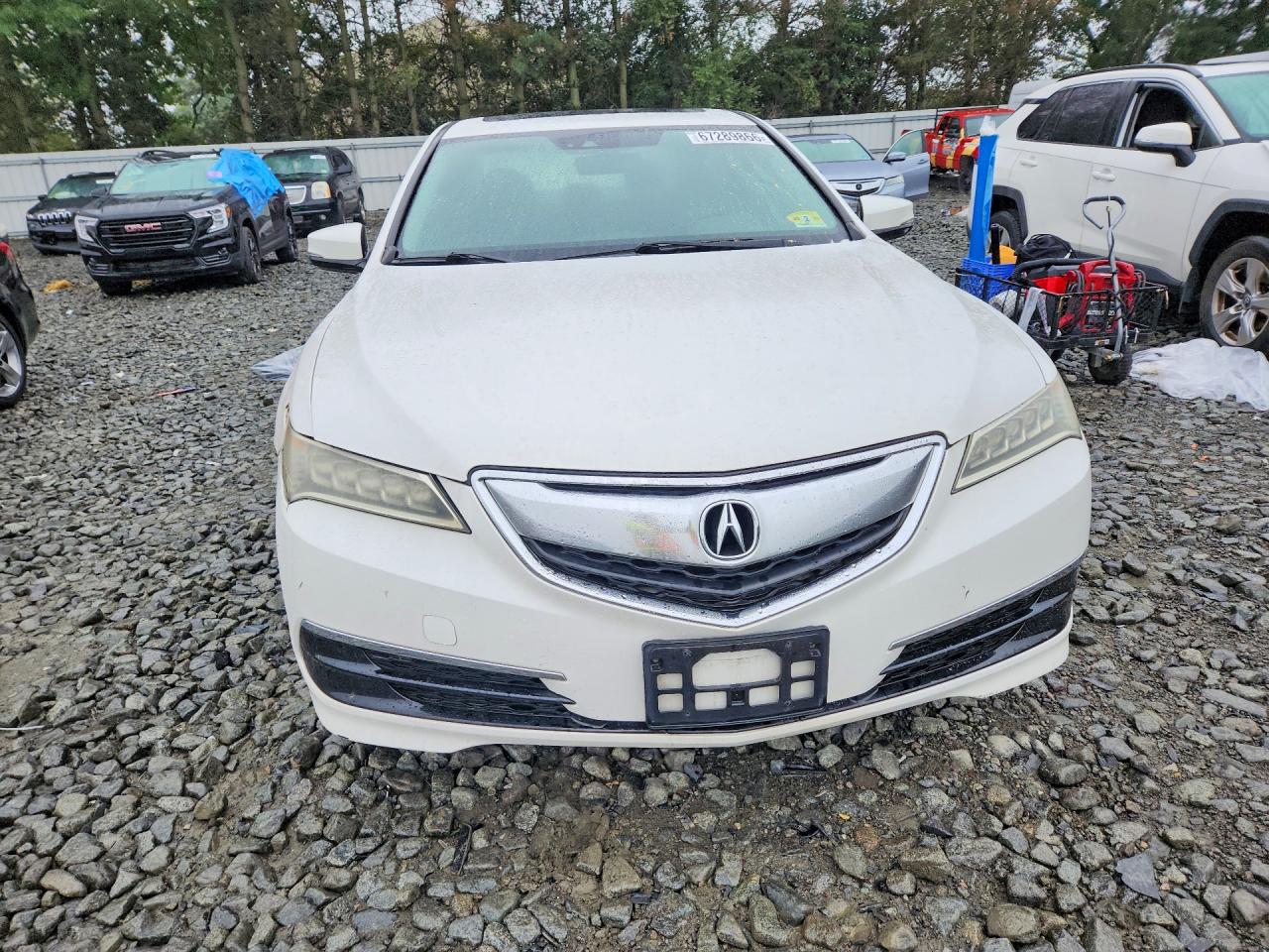 2015 Acura Tlx Tech White vin: 19UUB2F58FA022956