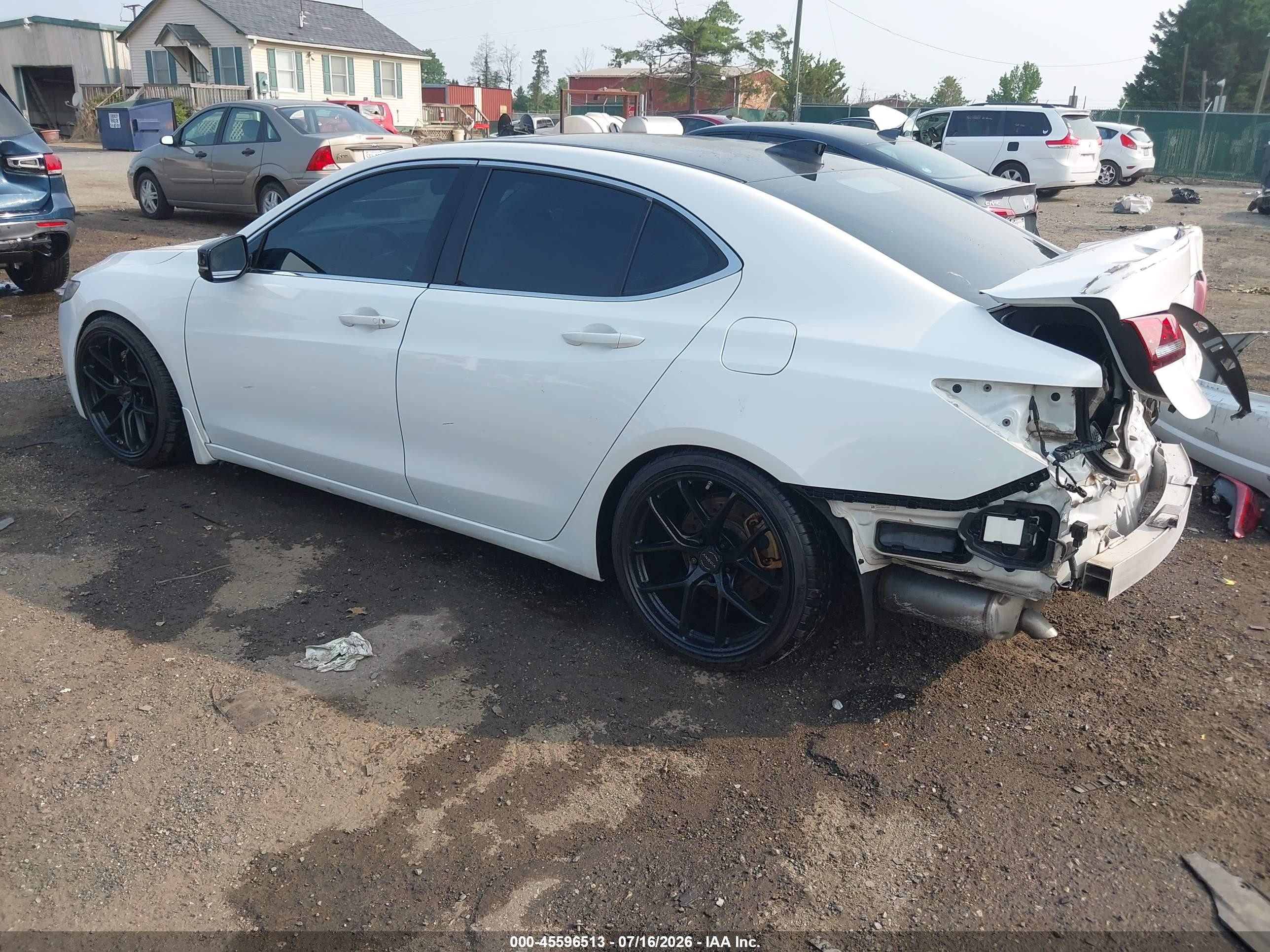 2015 Acura Tlx V6 Tech Белый vin: 19UUB2F58FA024366