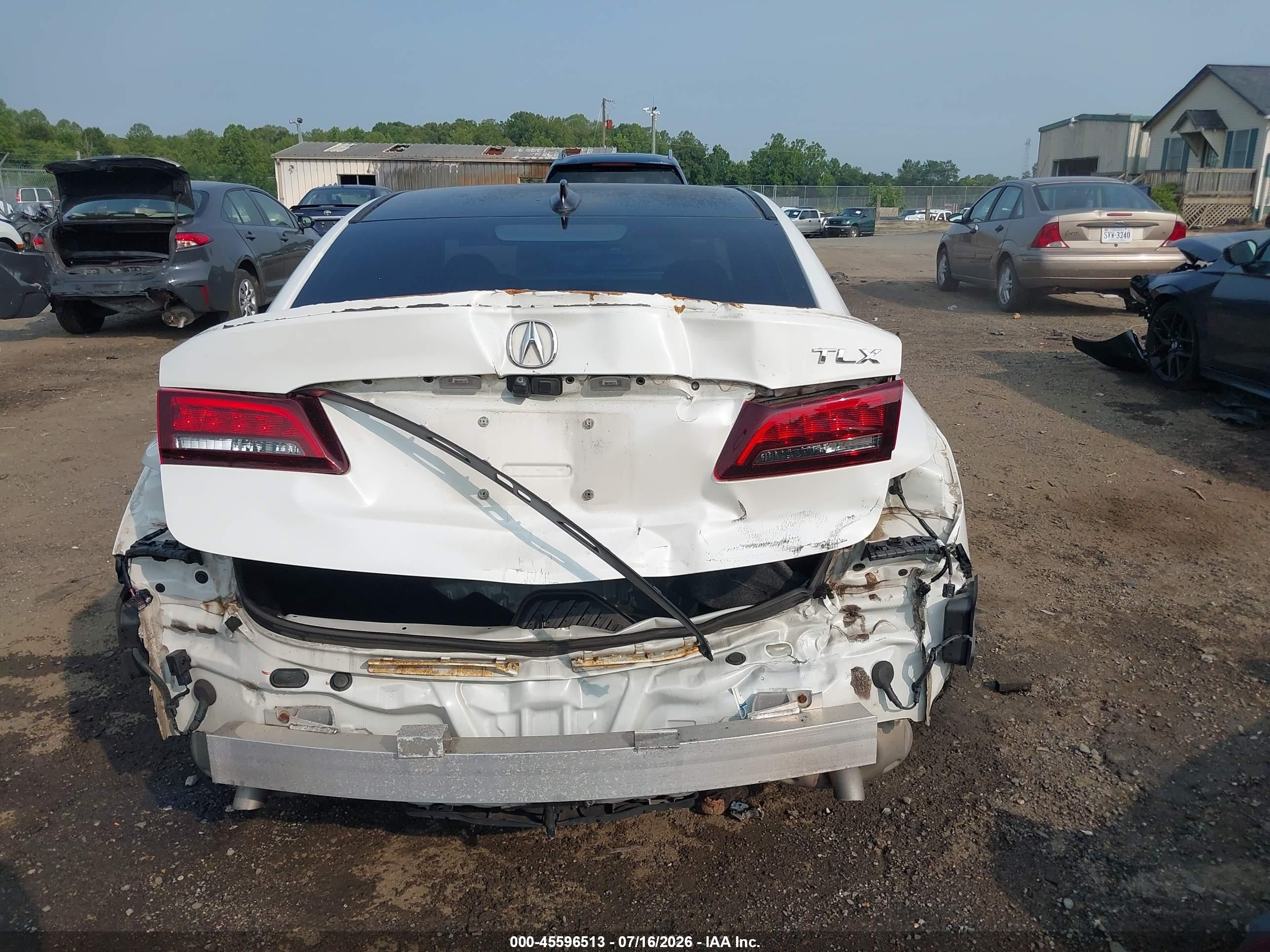 2015 Acura Tlx V6 Tech Белый vin: 19UUB2F58FA024366