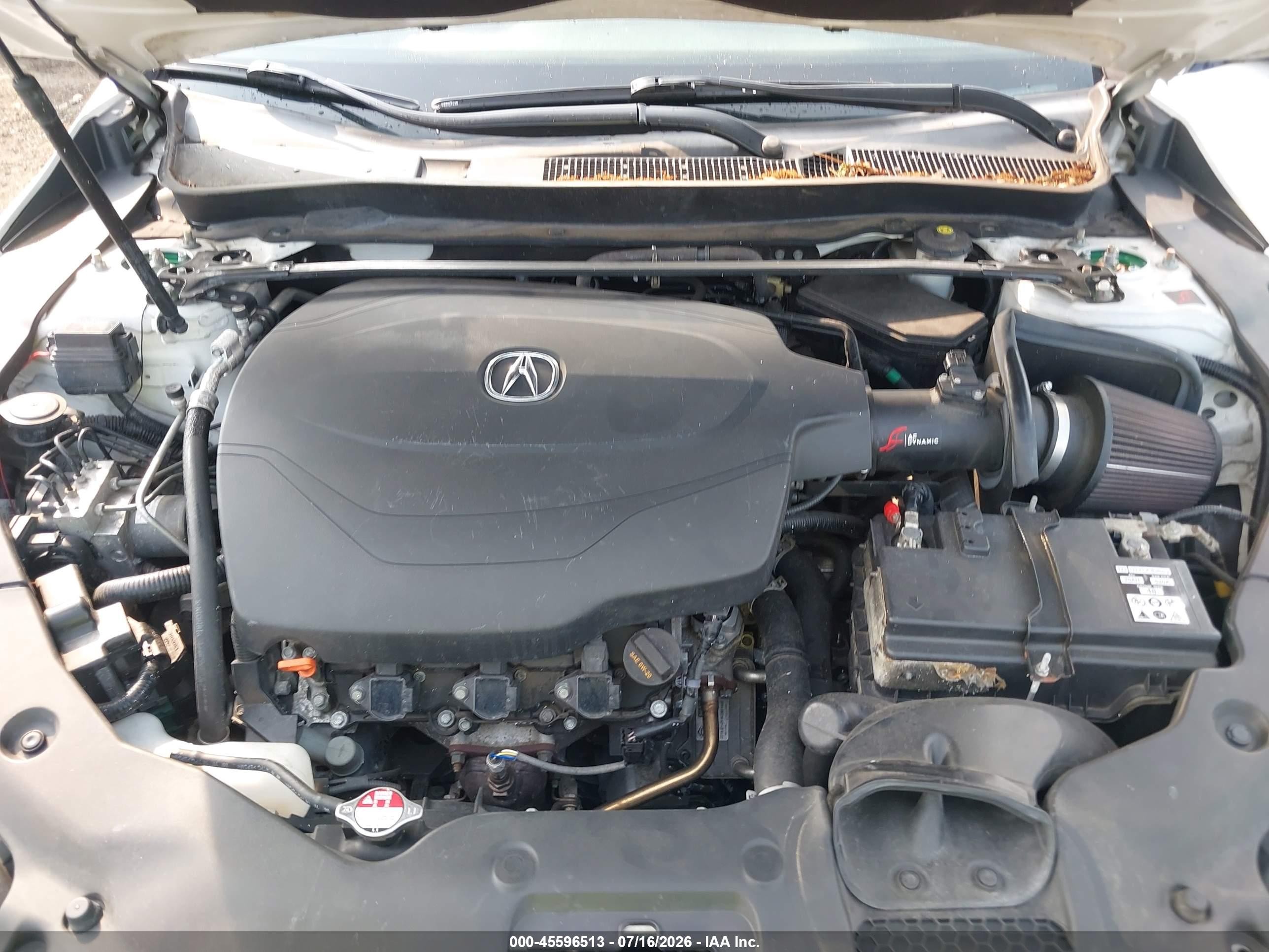 2015 Acura Tlx V6 Tech Белый vin: 19UUB2F58FA024366