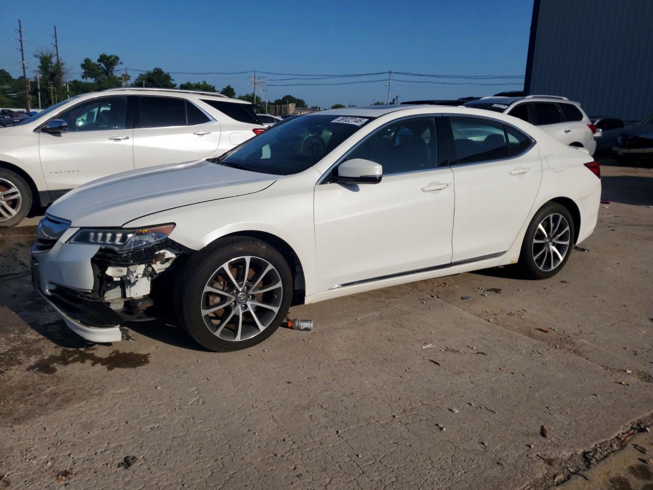 2015 Acura Tlx Tech Белый vin: 19UUB2F59FA008287