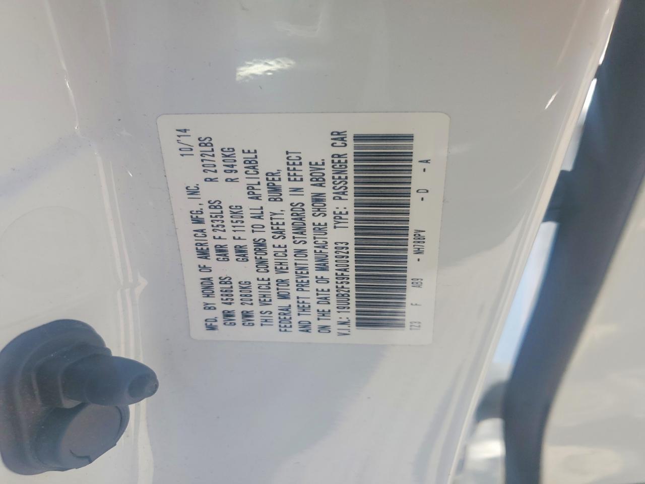 2015 Acura Tlx Tech White vin: 19UUB2F59FA009293