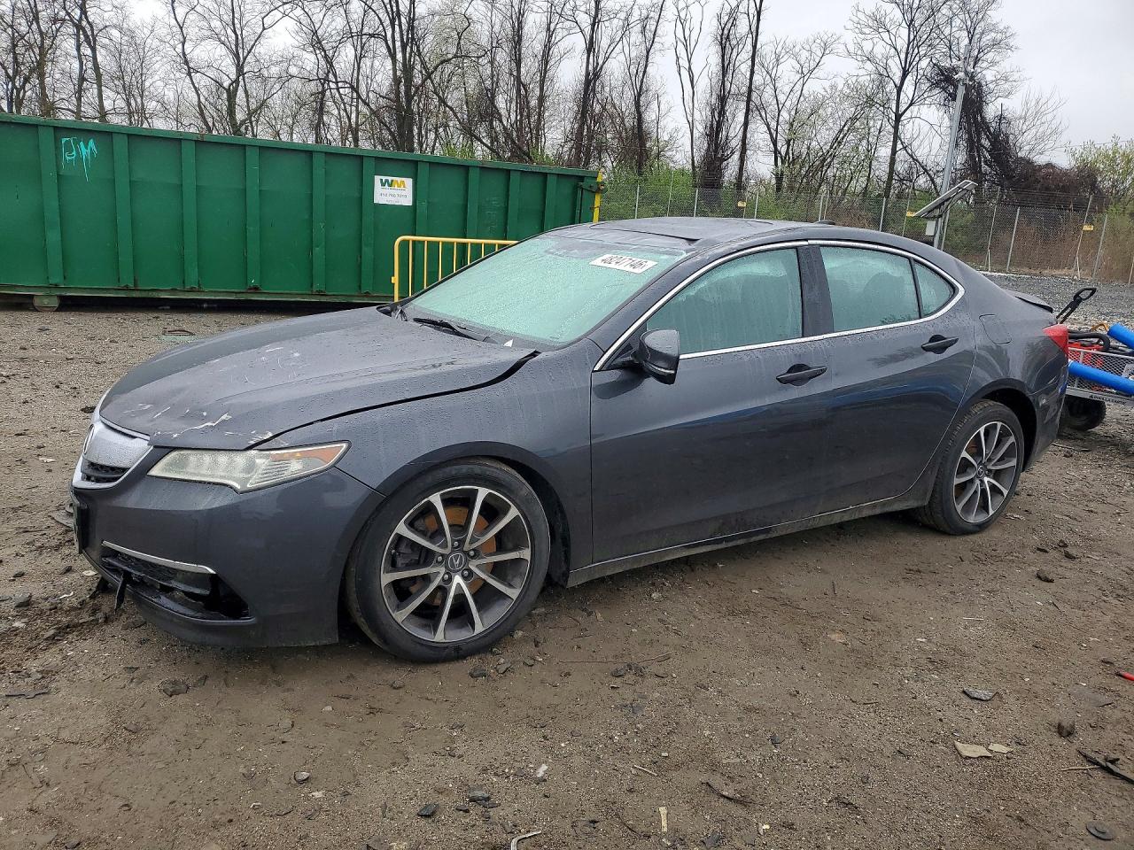 2015 Acura Tlx Tech Gray vin: 19UUB2F59FA021590