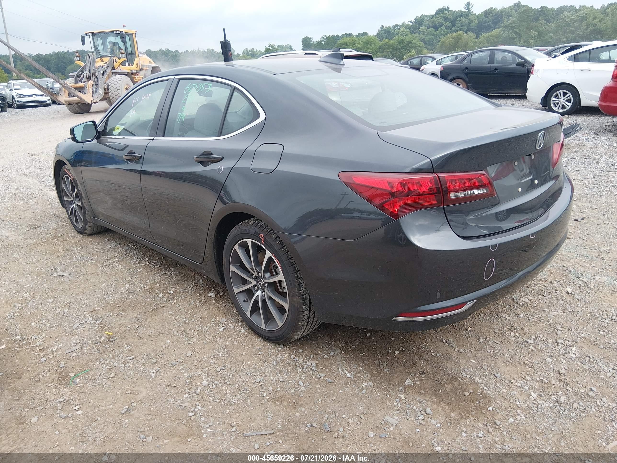 2015 Acura Tlx V6 Tech Gray vin: 19UUB2F59FA022500