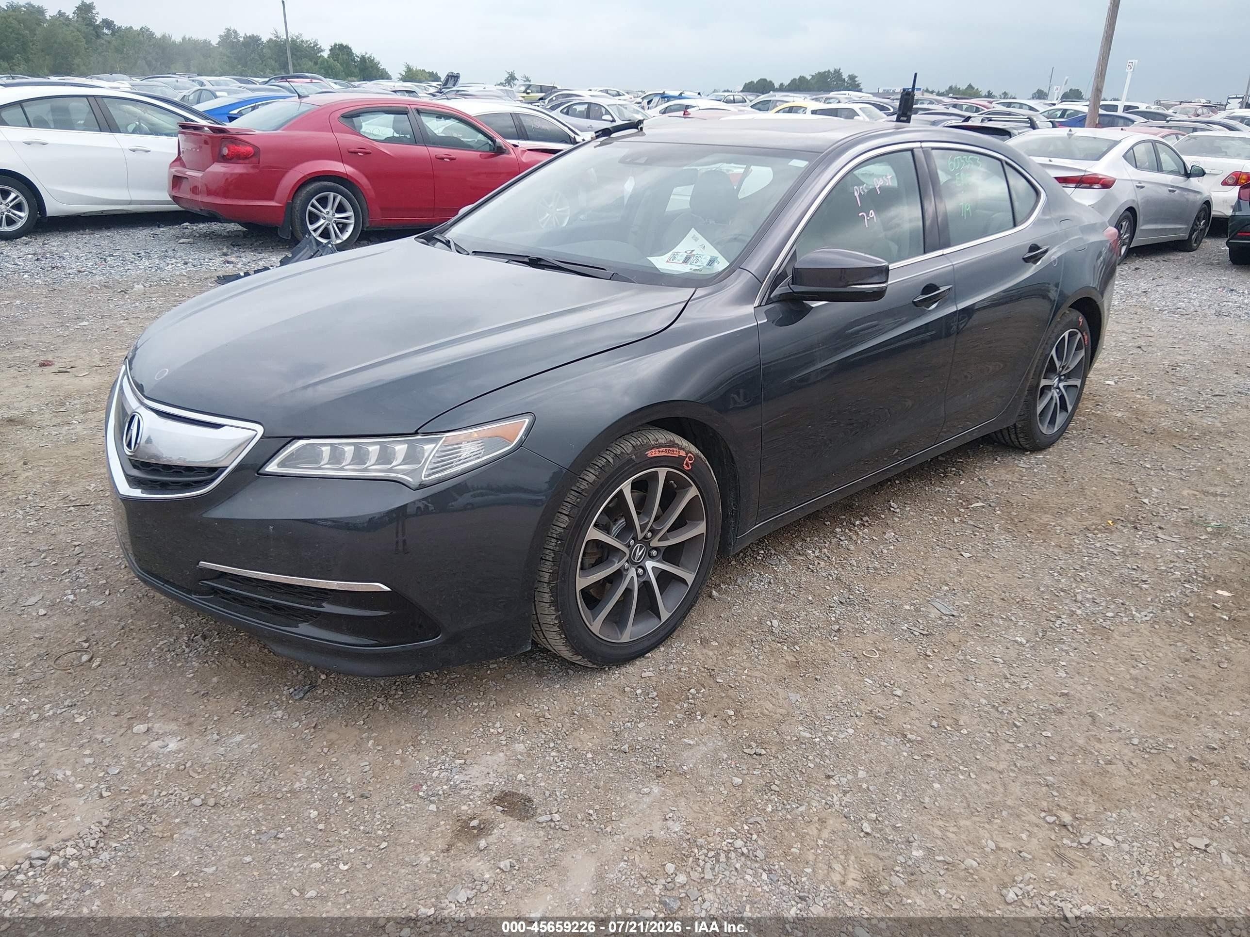 2015 Acura Tlx V6 Tech Gray vin: 19UUB2F59FA022500