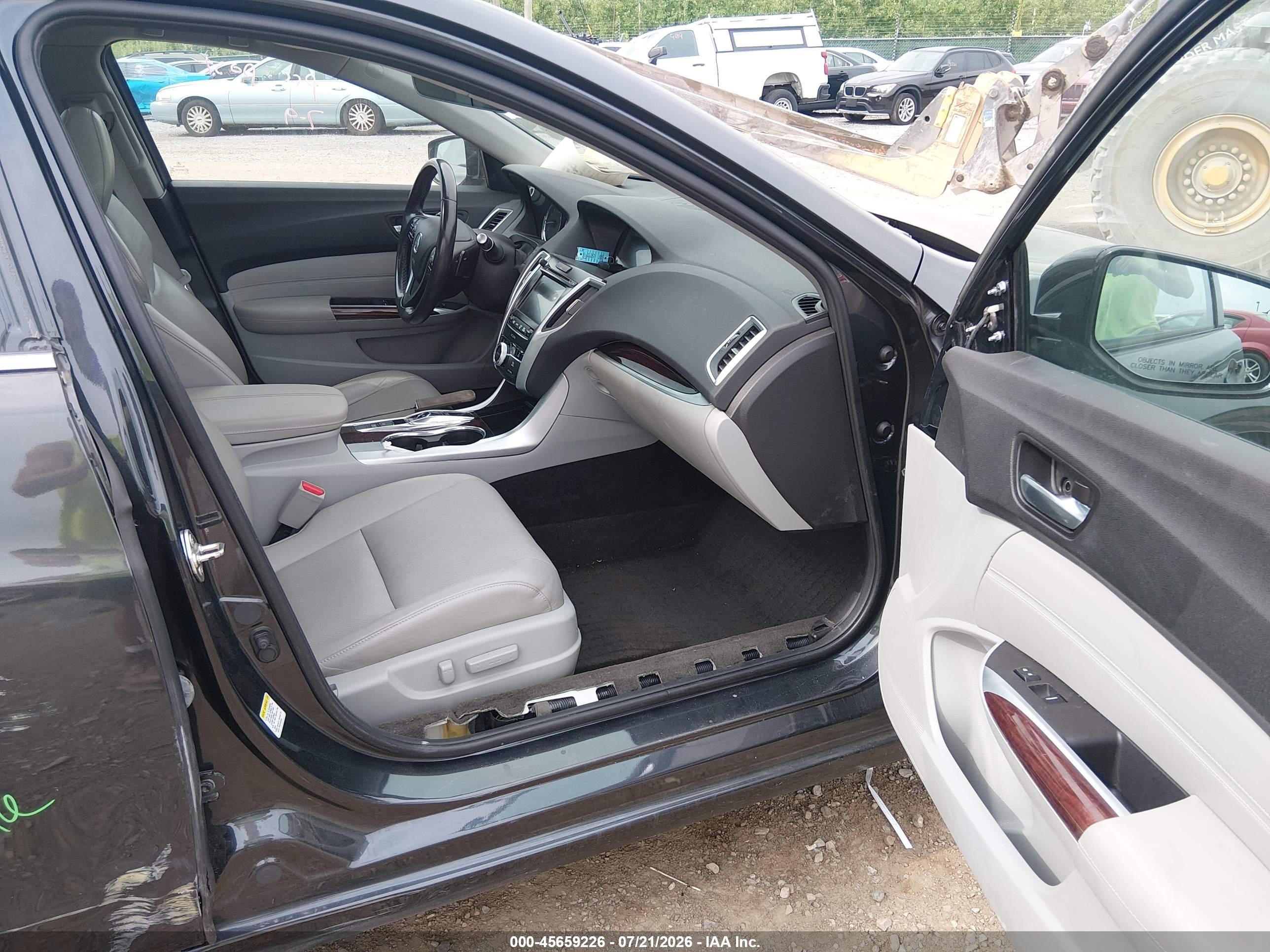 2015 Acura Tlx V6 Tech Gray vin: 19UUB2F59FA022500