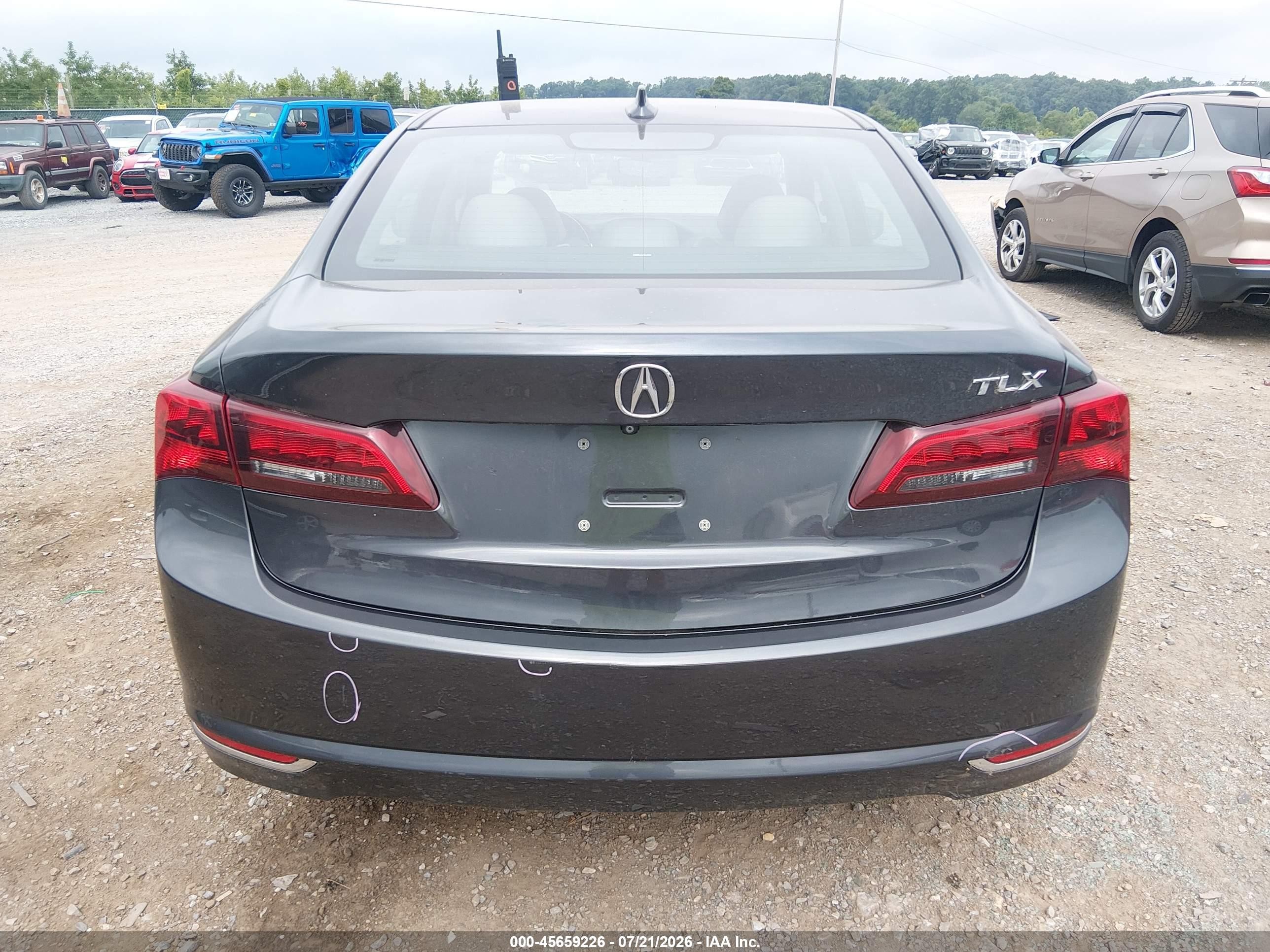 2015 Acura Tlx V6 Tech Gray vin: 19UUB2F59FA022500
