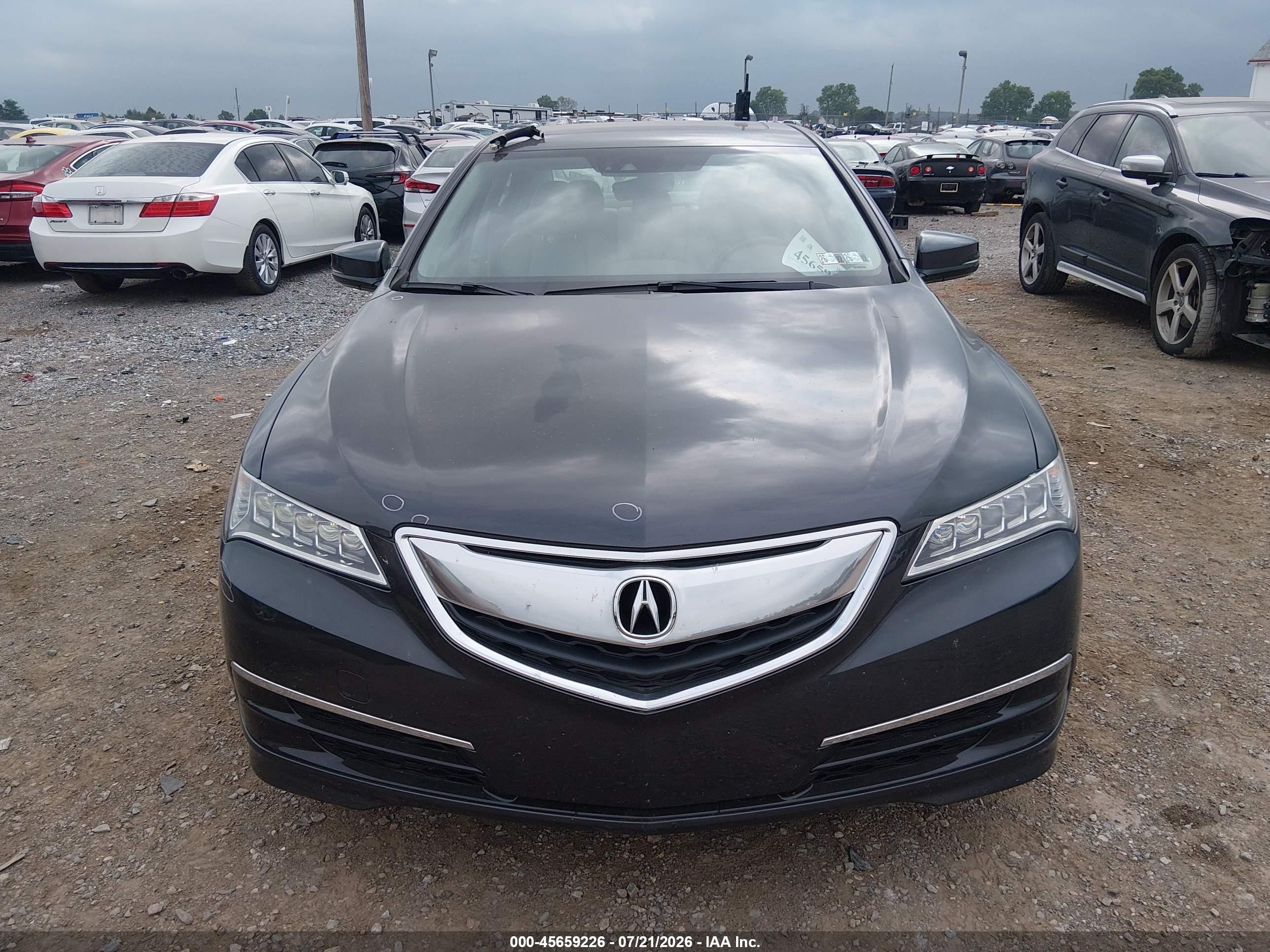 2015 Acura Tlx V6 Tech Gray vin: 19UUB2F59FA022500