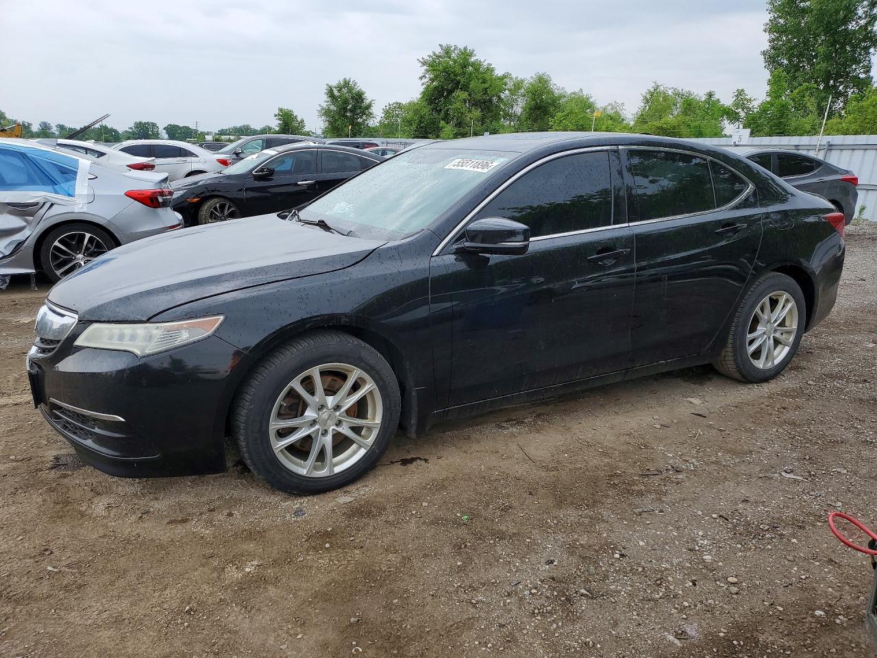 2015 Acura Tlx Tech Черный vin: 19UUB2F59FA800794