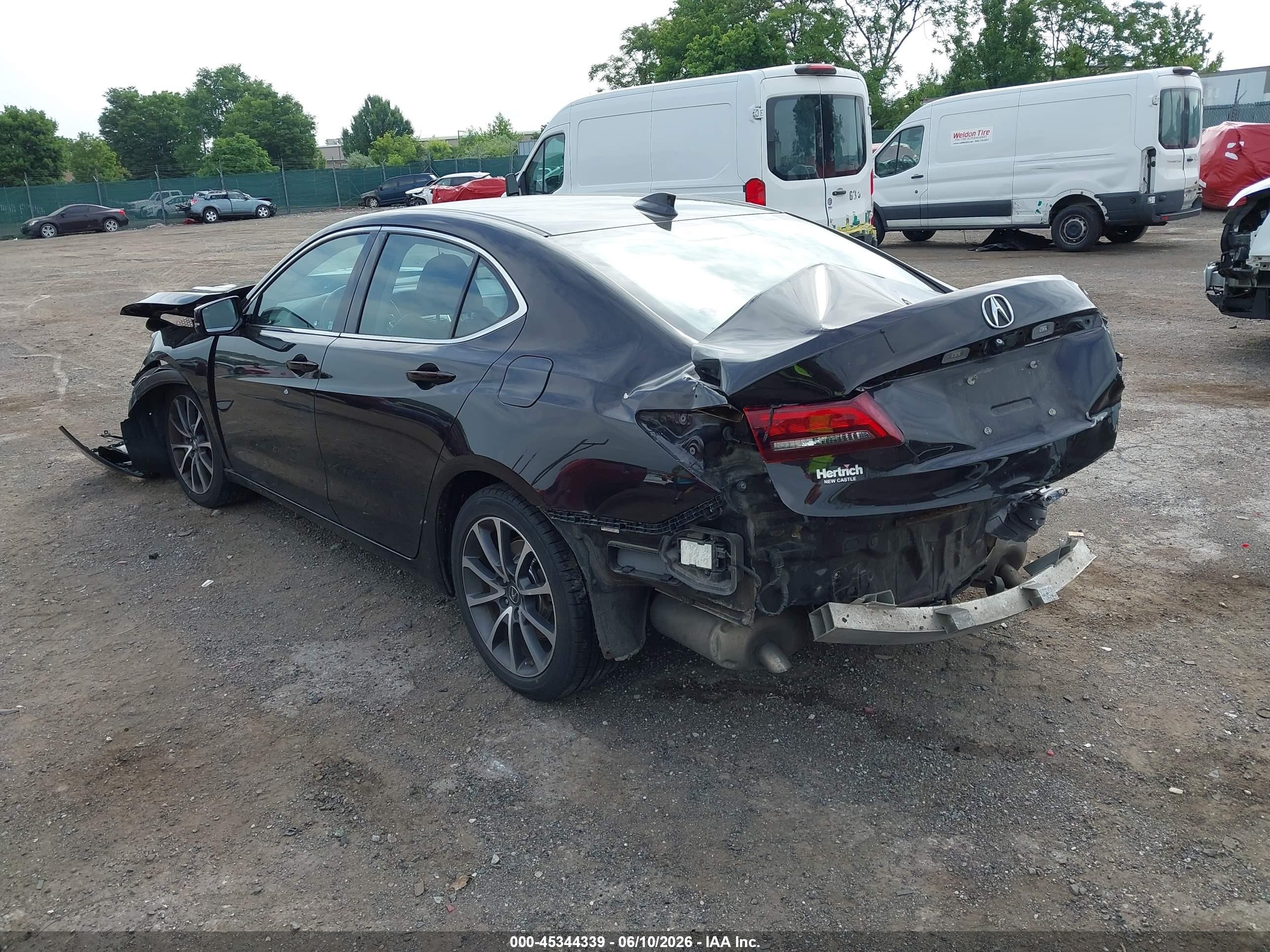 2015 Acura Tlx V6 Tech Black vin: 19UUB2F5XFA000795