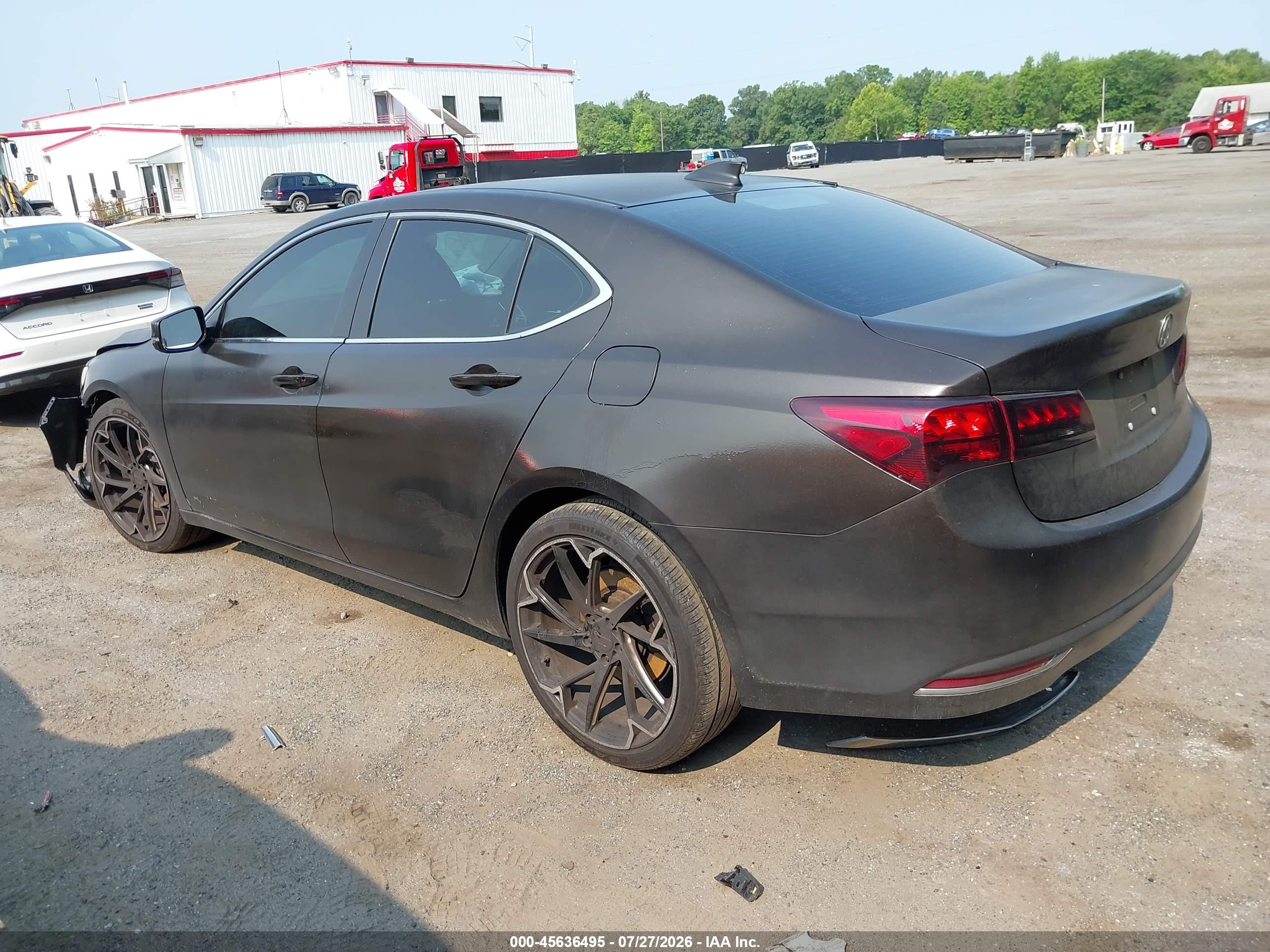 2015 Acura Tlx V6 Tech Brown vin: 19UUB2F5XFA003776