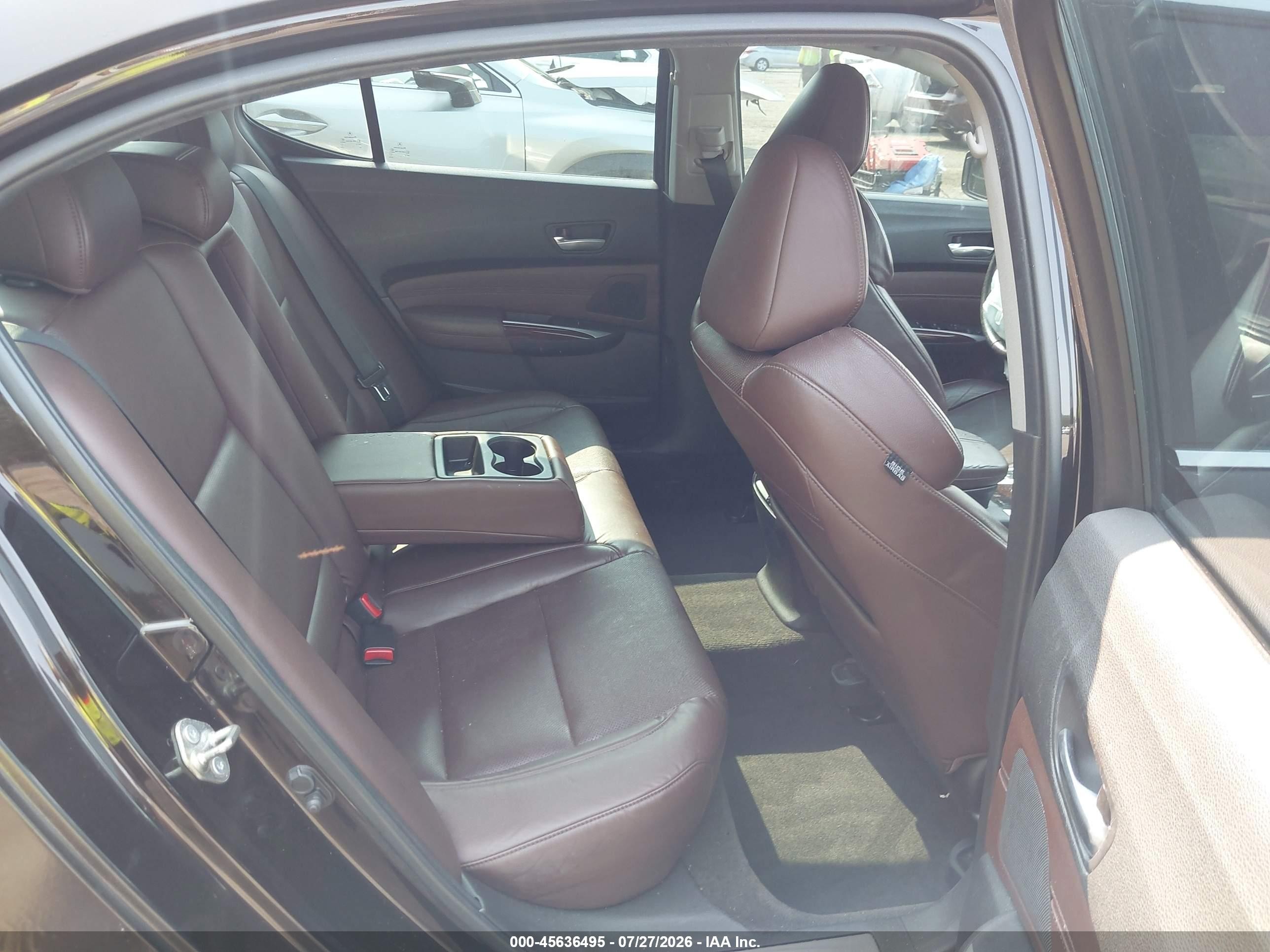 2015 Acura Tlx V6 Tech Brown vin: 19UUB2F5XFA003776