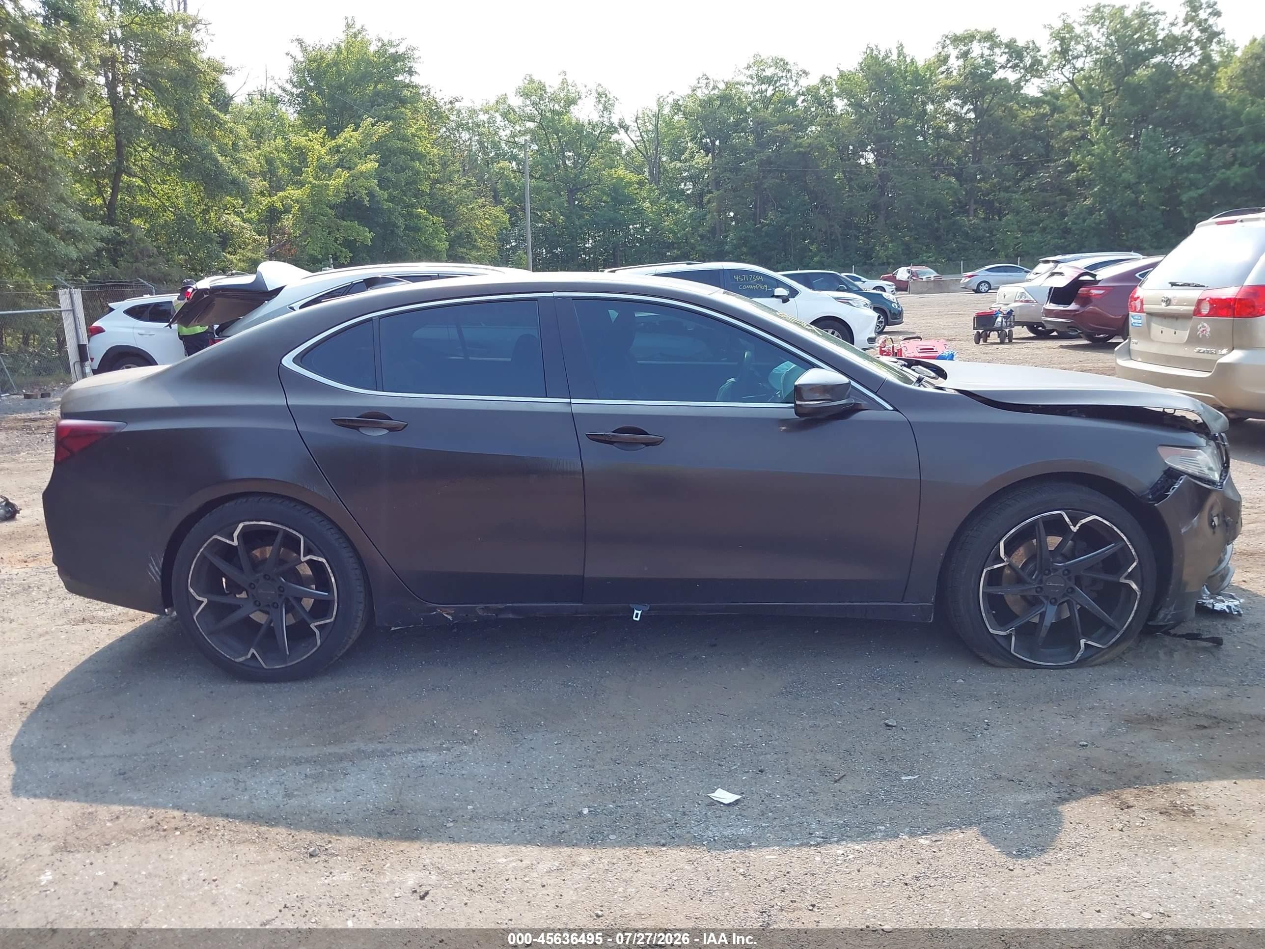 2015 Acura Tlx V6 Tech Brown vin: 19UUB2F5XFA003776
