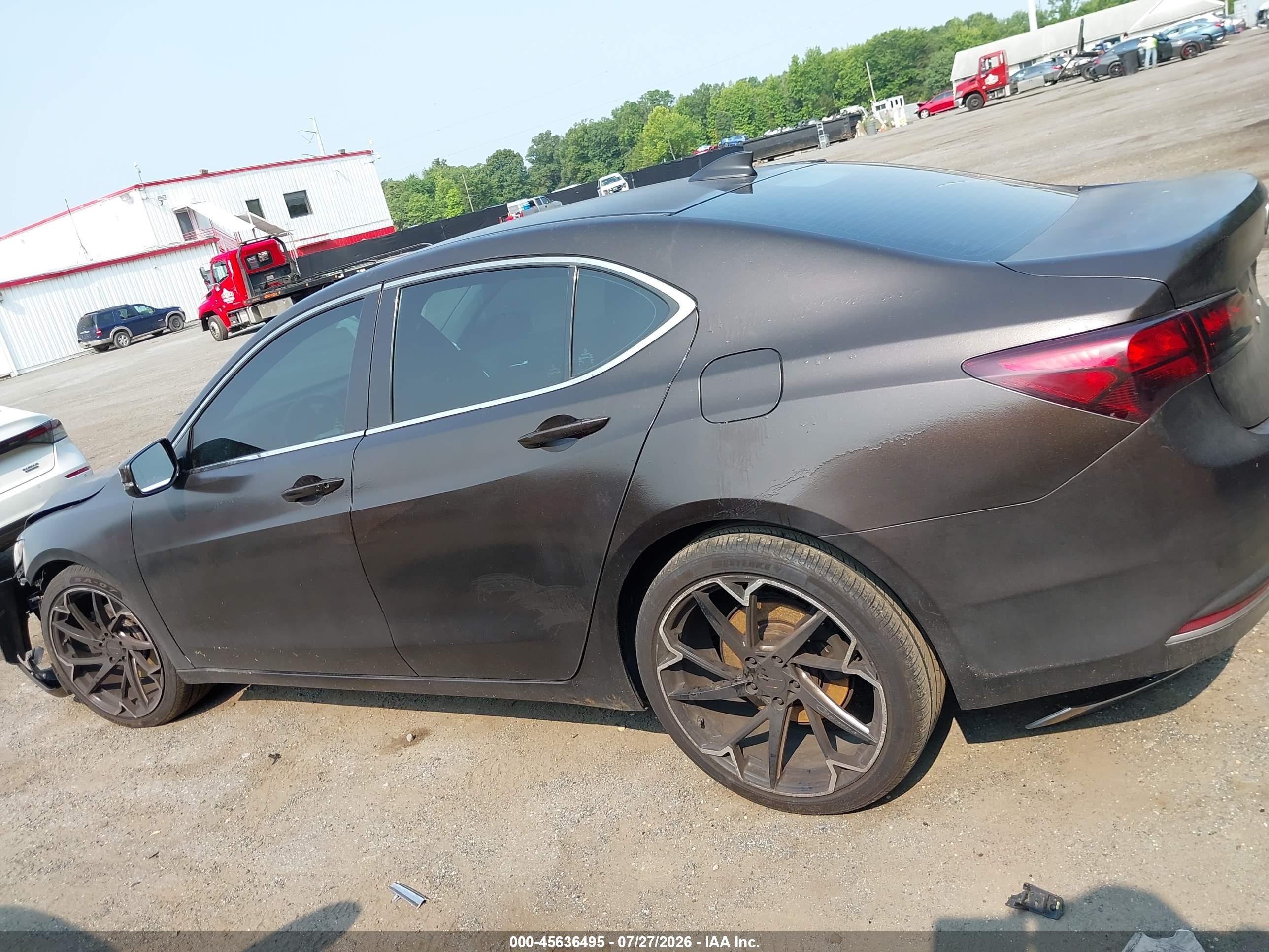 2015 Acura Tlx V6 Tech Brown vin: 19UUB2F5XFA003776