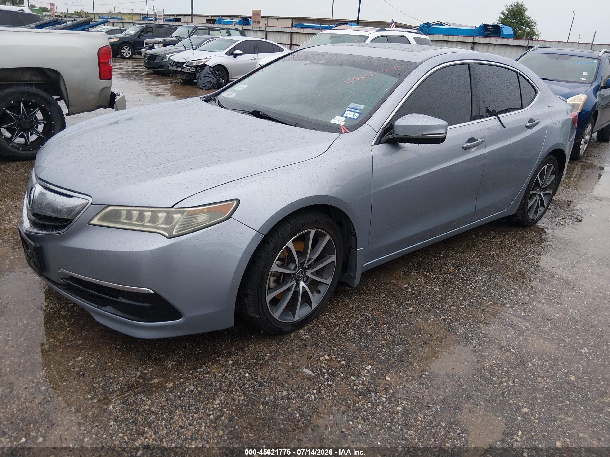 2015 Acura Tlx V6 Tech Silver vin: 19UUB2F5XFA011327