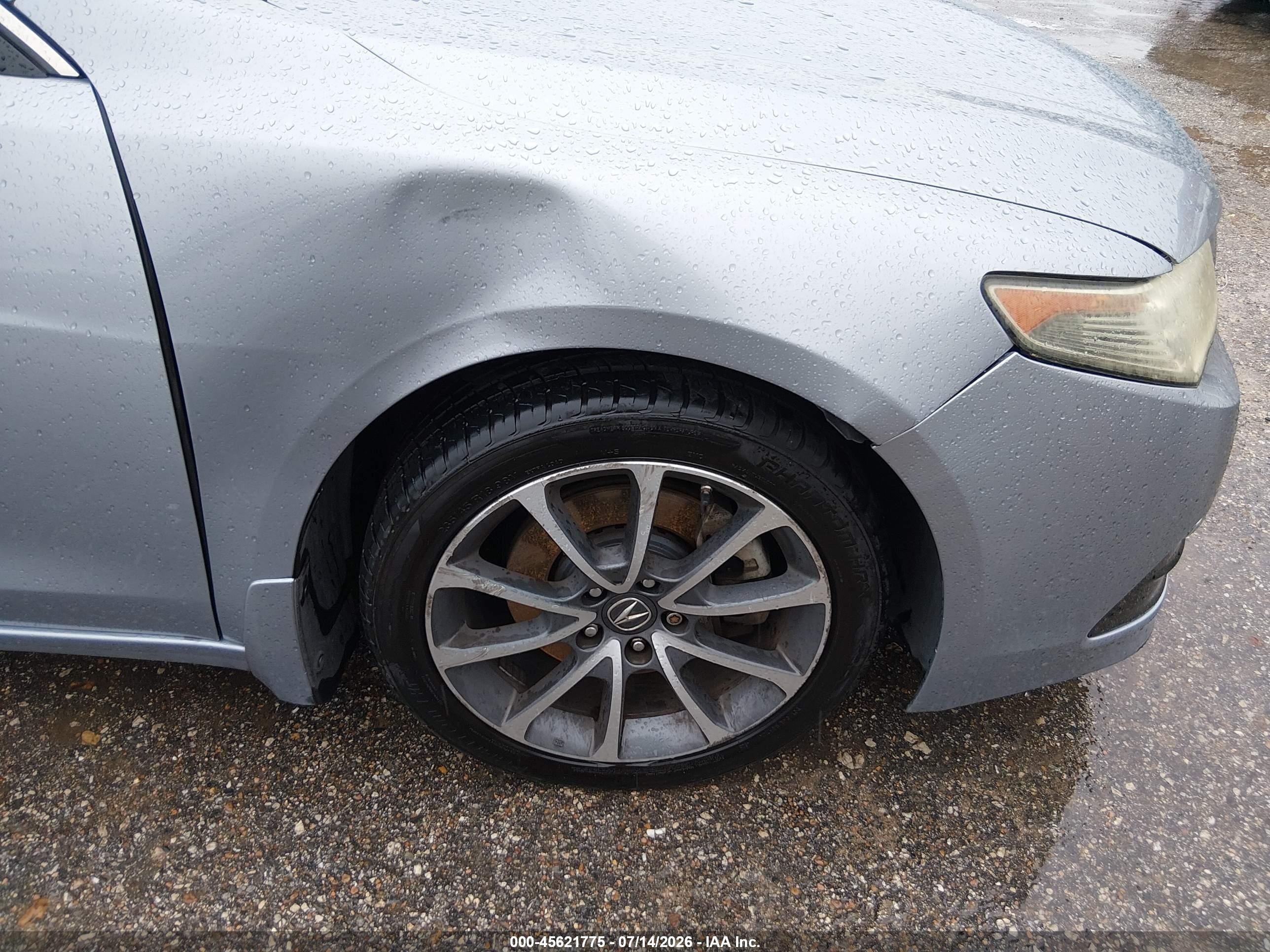 2015 Acura Tlx V6 Tech Silver vin: 19UUB2F5XFA011327