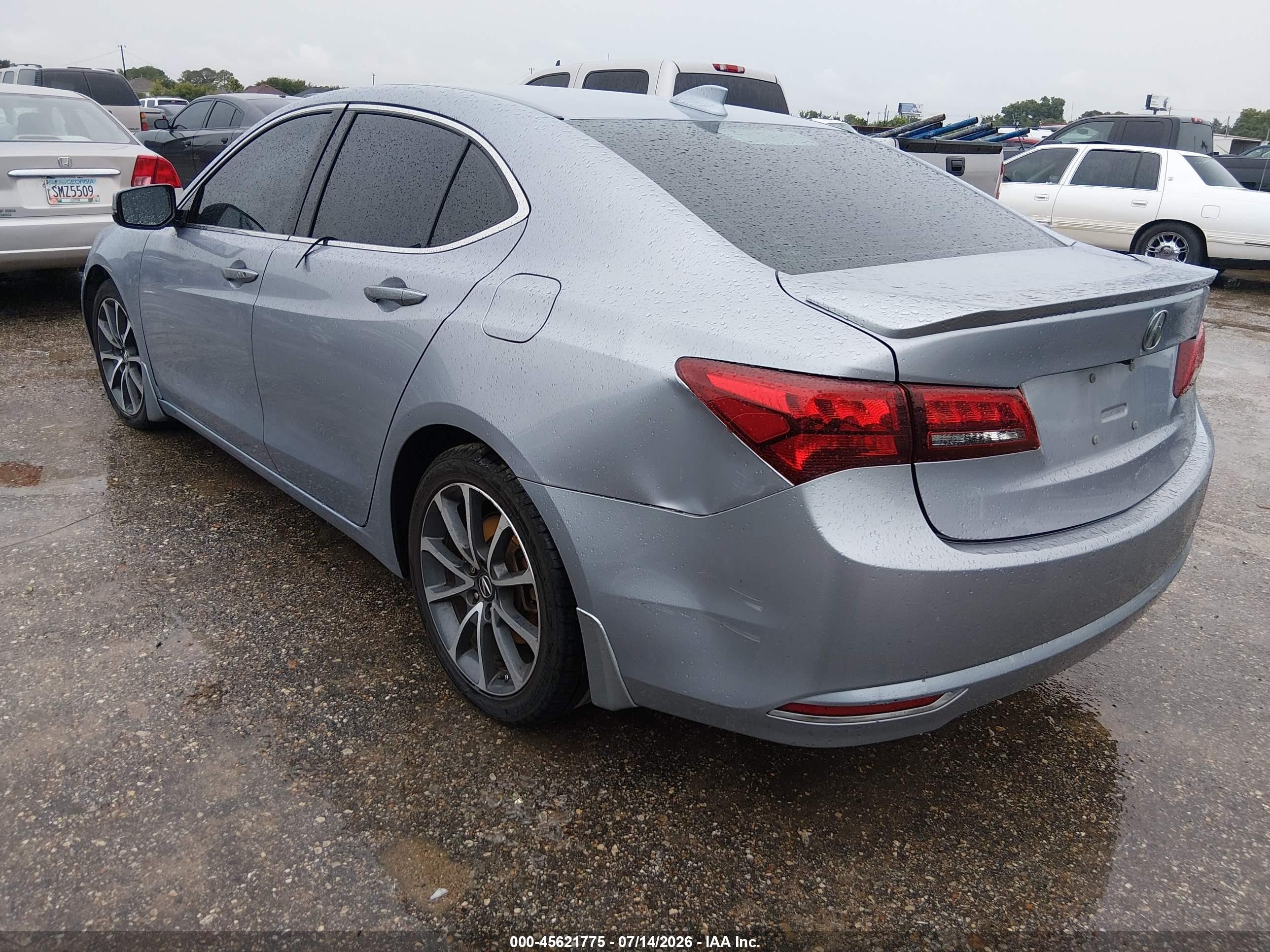 2015 Acura Tlx V6 Tech Silver vin: 19UUB2F5XFA011327