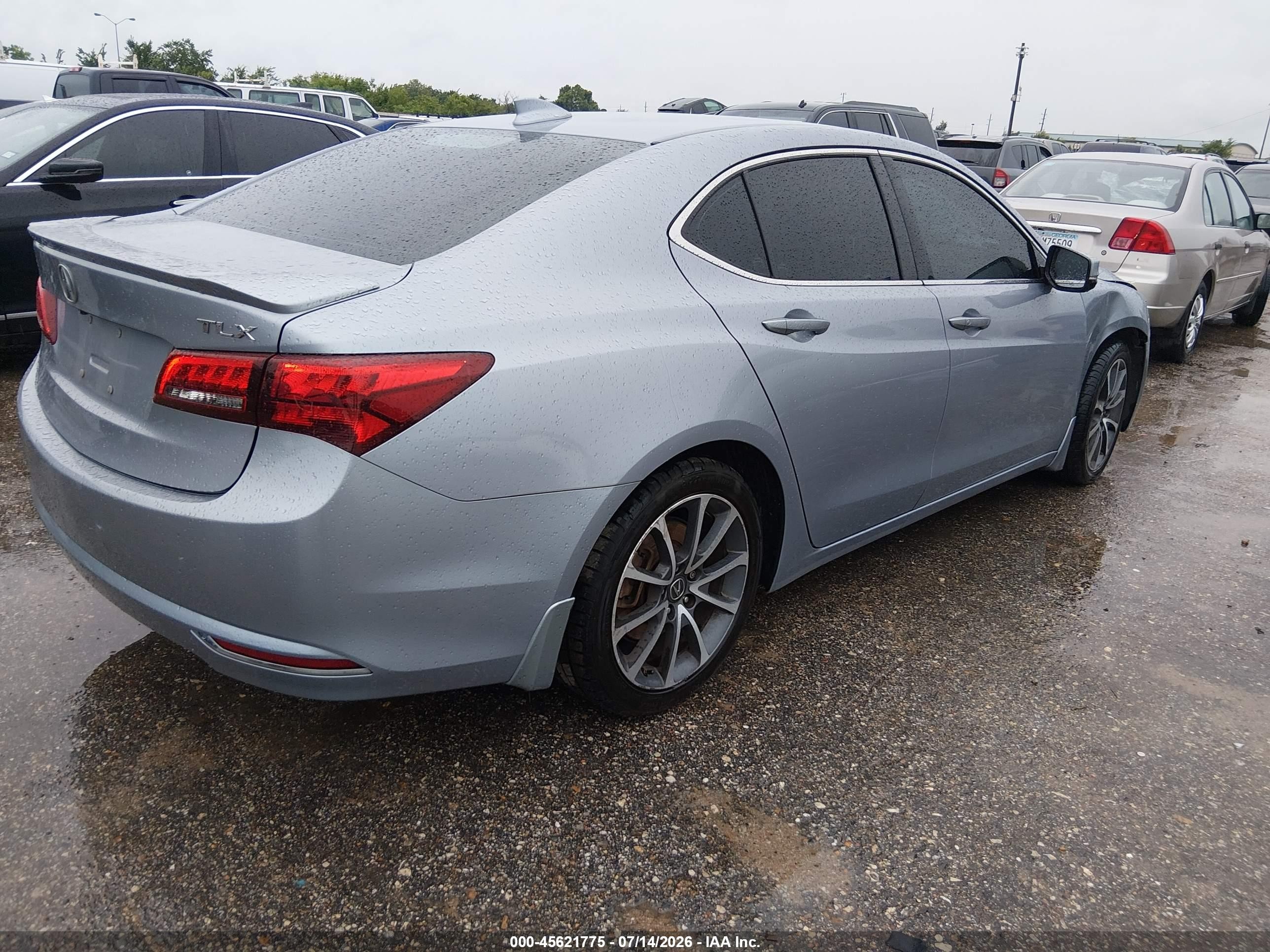2015 Acura Tlx V6 Tech Silver vin: 19UUB2F5XFA011327