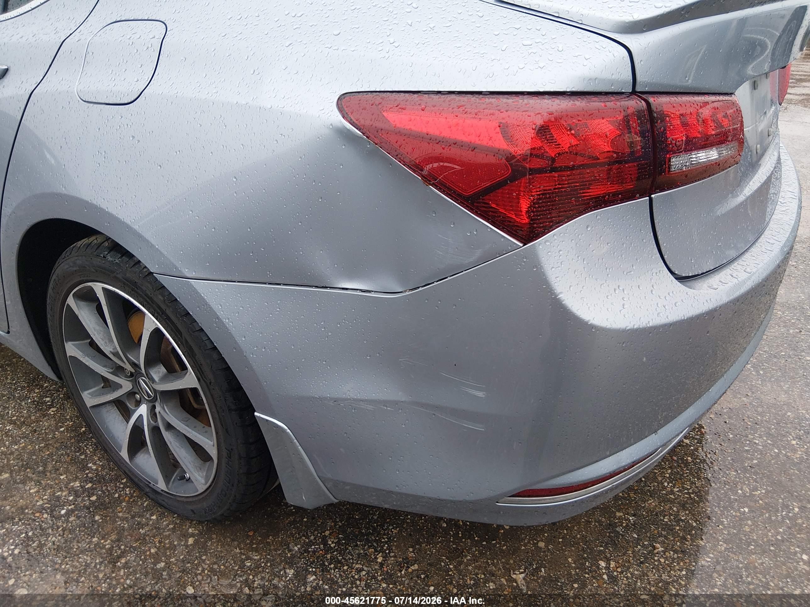 2015 Acura Tlx V6 Tech Silver vin: 19UUB2F5XFA011327