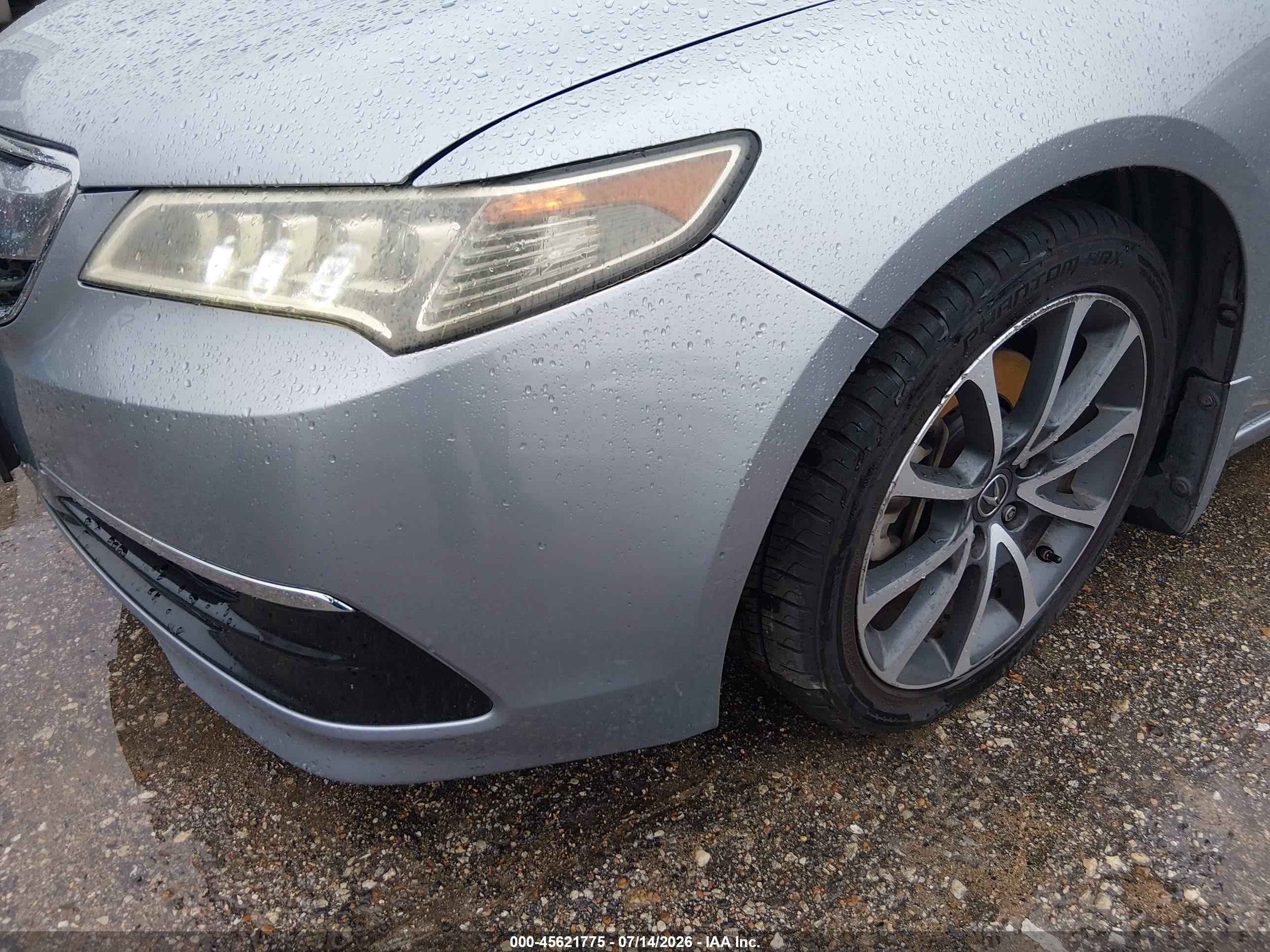 2015 Acura Tlx V6 Tech Silver vin: 19UUB2F5XFA011327