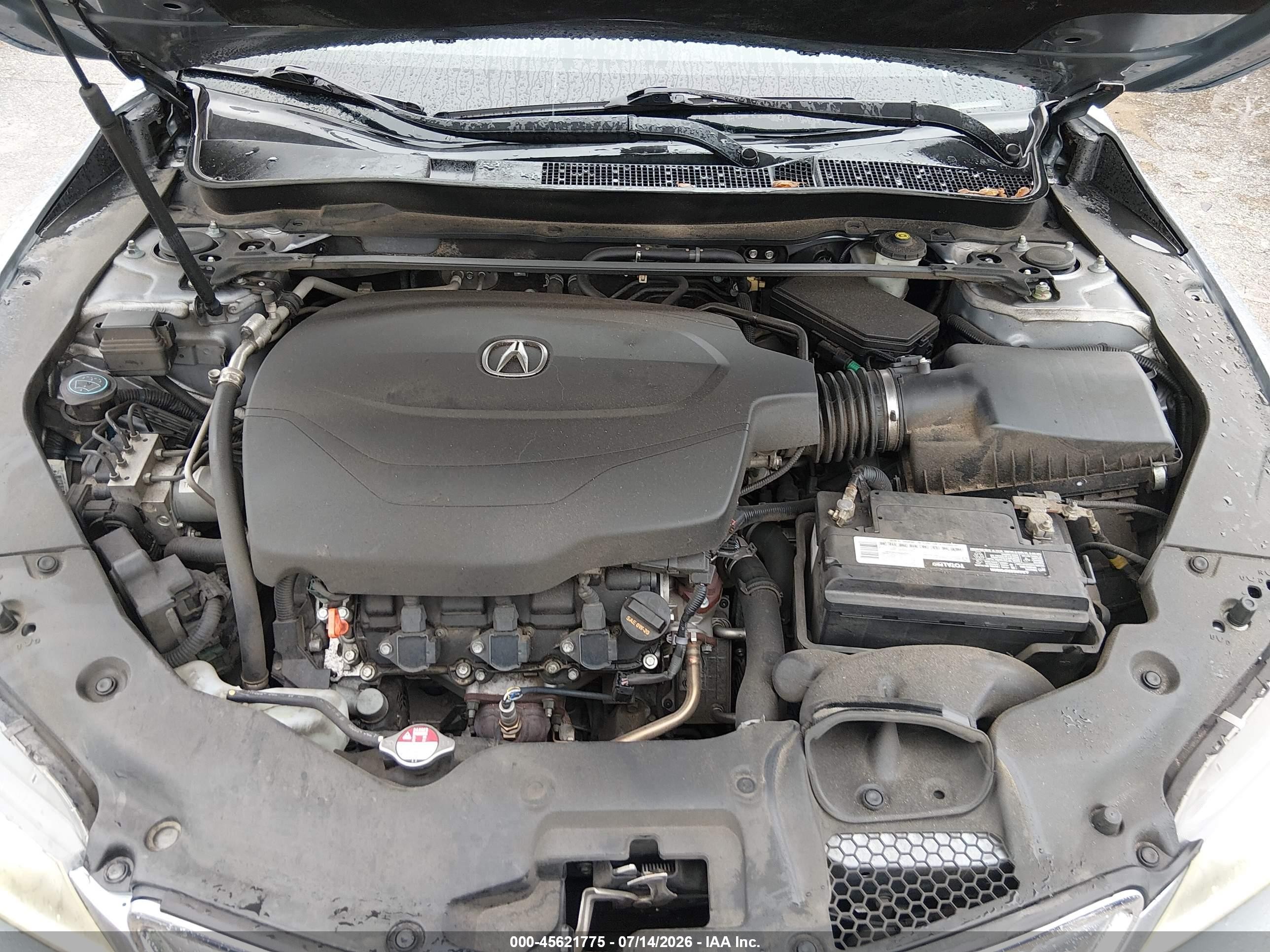2015 Acura Tlx V6 Tech Silver vin: 19UUB2F5XFA011327