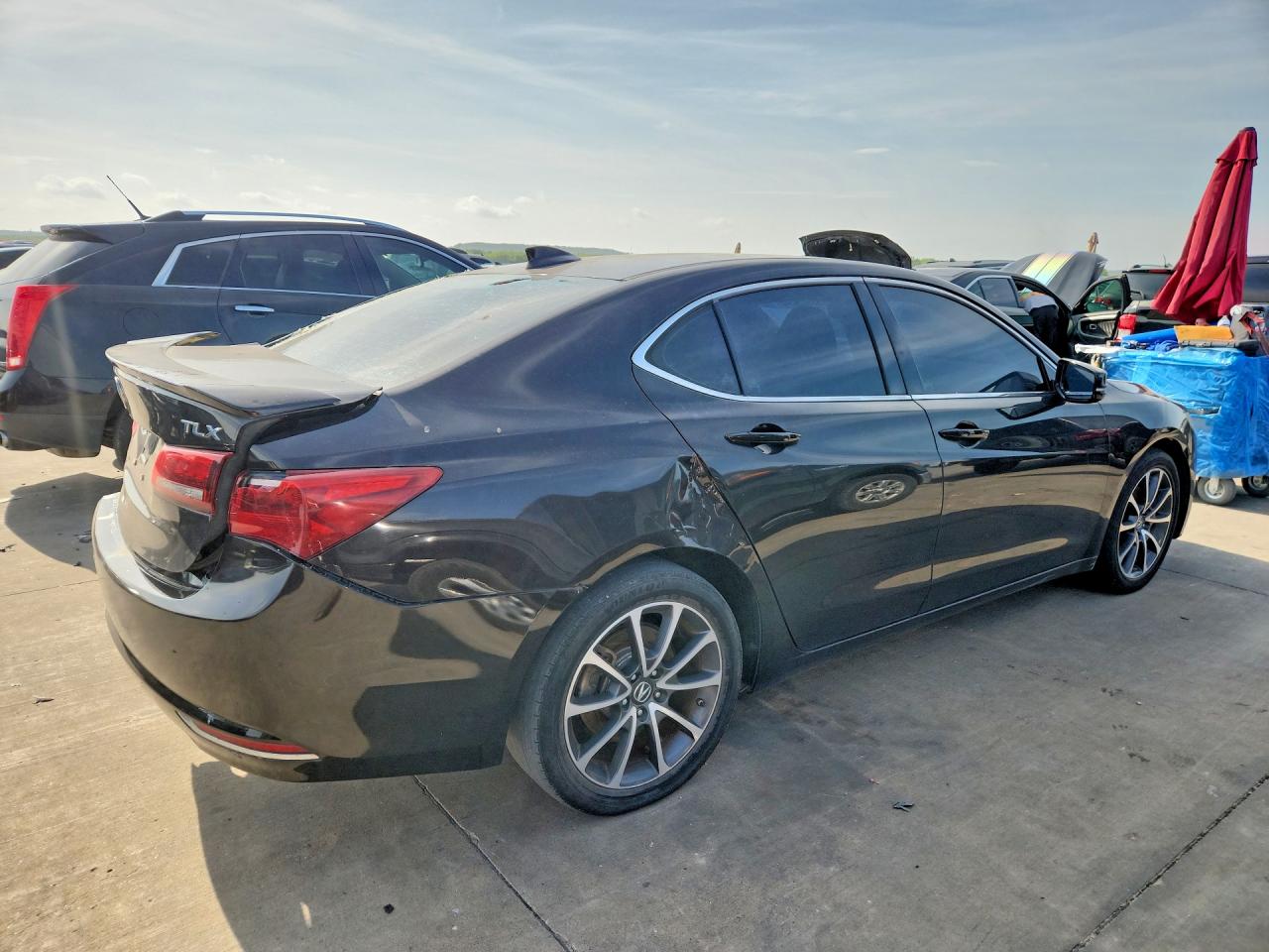 2015 Acura Tlx Tech Brown vin: 19UUB2F5XFA012445