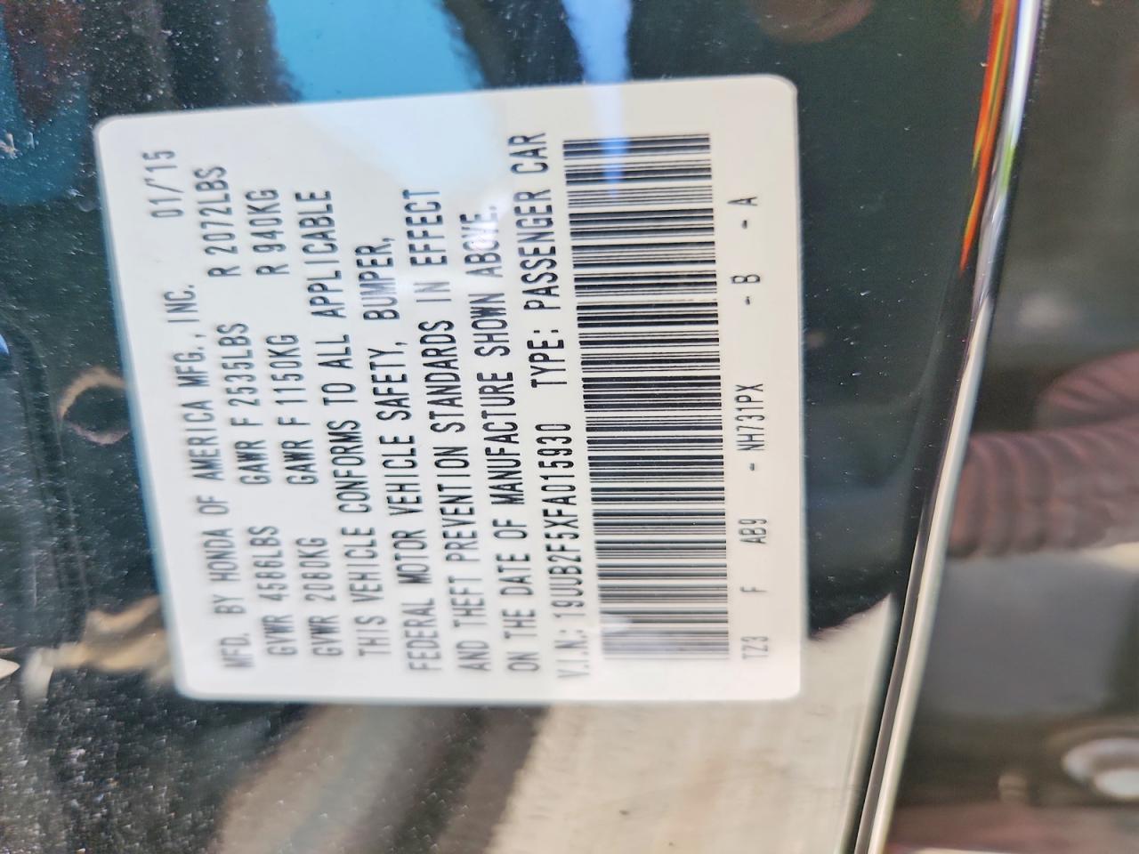 2015 Acura Tlx Tech Black vin: 19UUB2F5XFA015930