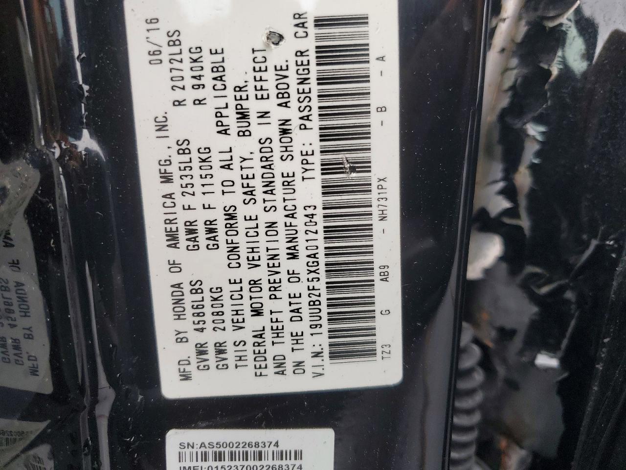 2016 Acura Tlx Tech Black vin: 19UUB2F5XGA012043