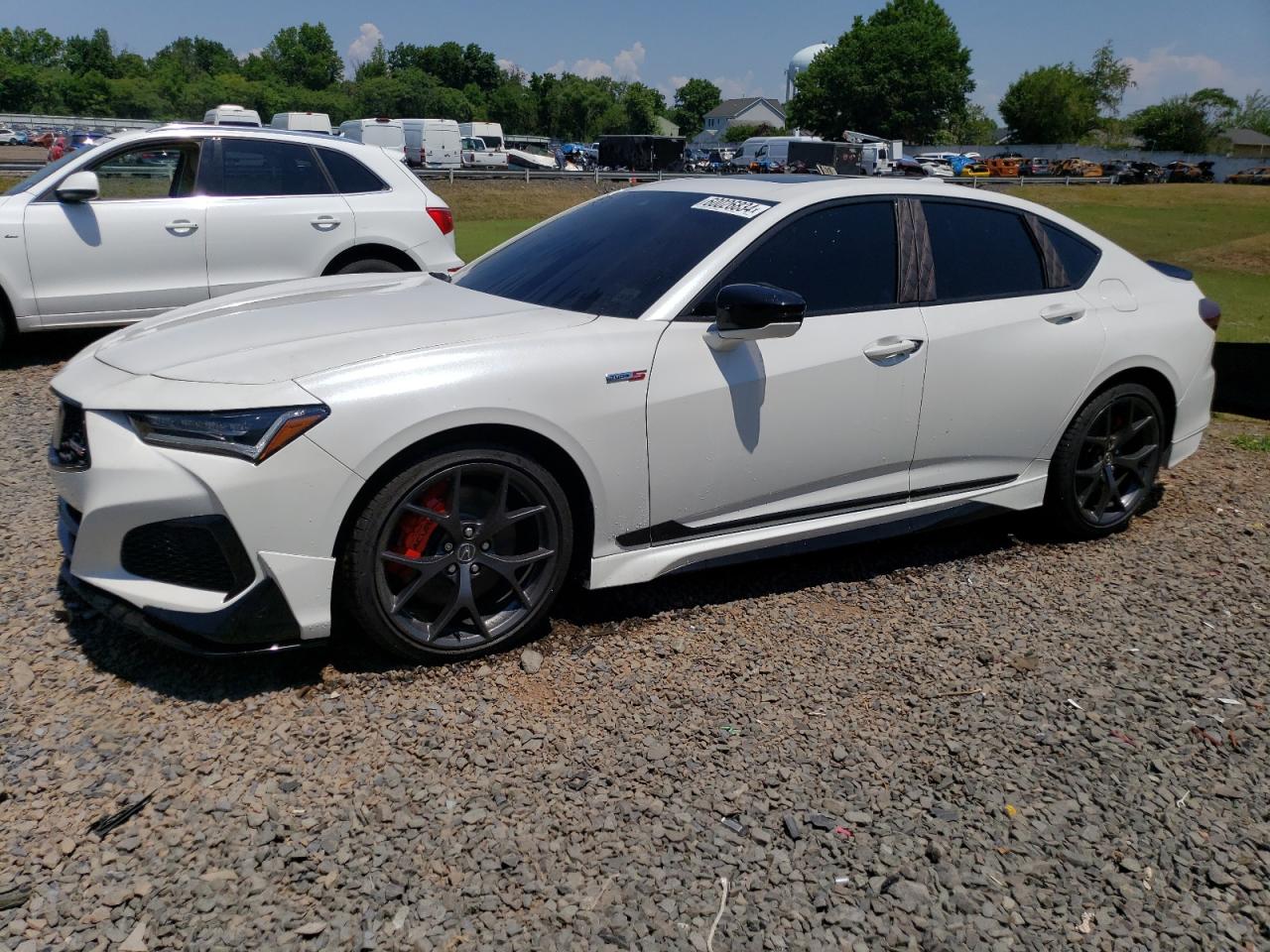 2022 Acura Tlx Type S White vin: 19UUB7F97NA002440