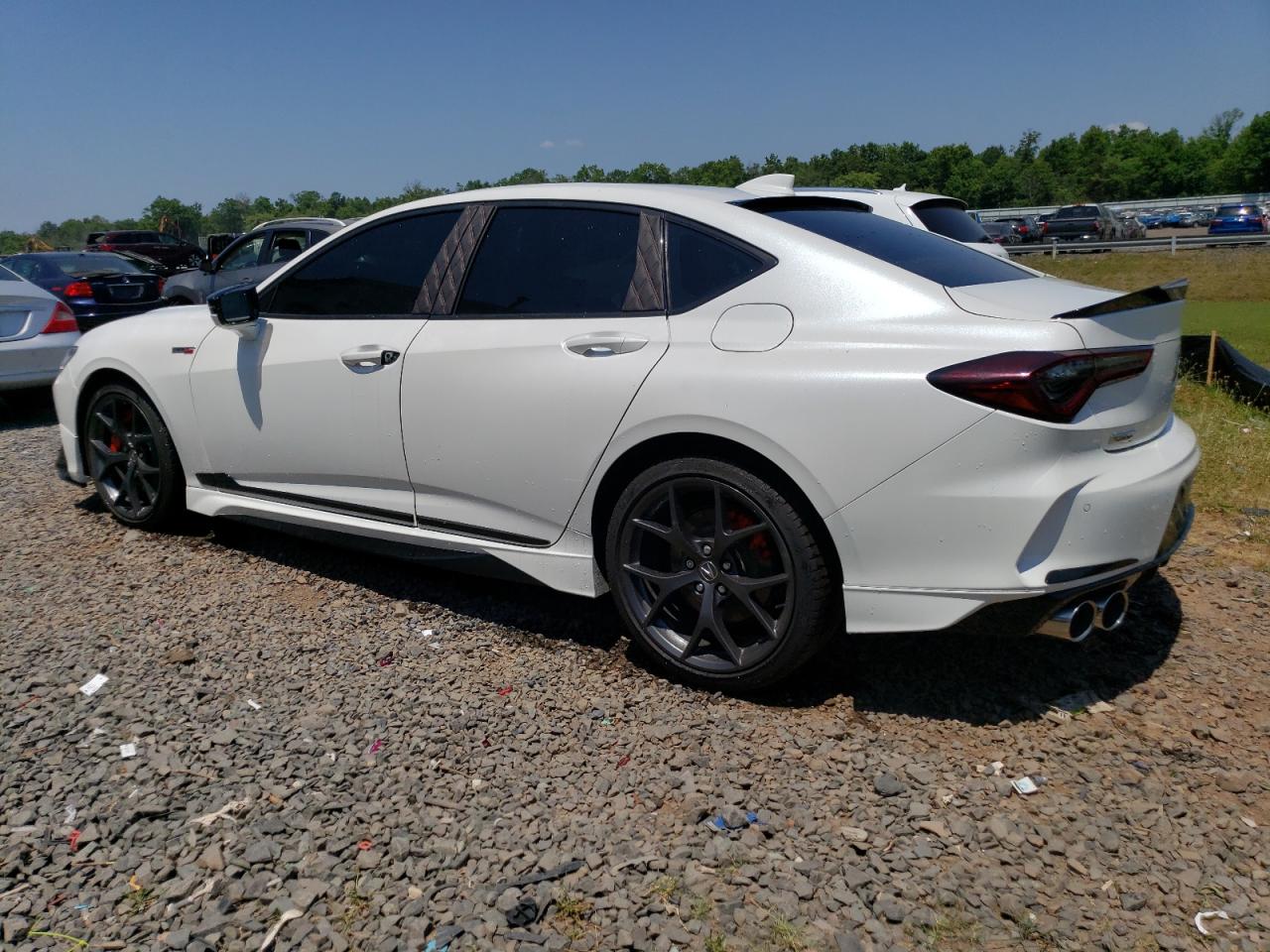 2022 Acura Tlx Type S Белый vin: 19UUB7F97NA002440
