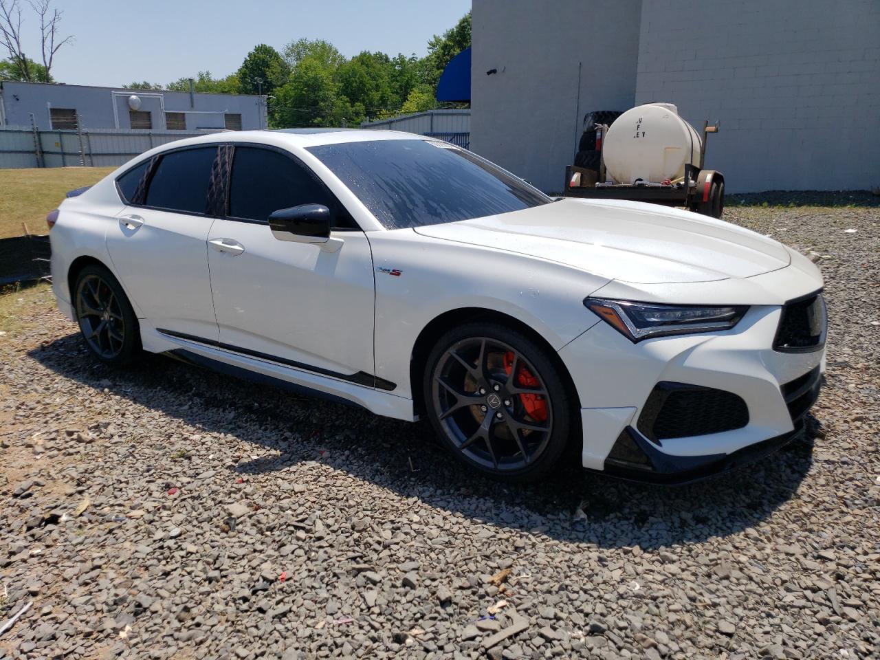 2022 Acura Tlx Type S Белый vin: 19UUB7F97NA002440
