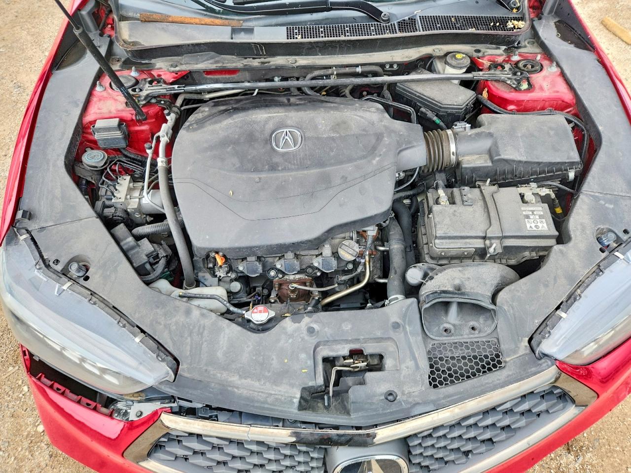 2018 Acura Tlx Tech+a Красный vin: 19UUB2F68JA001025