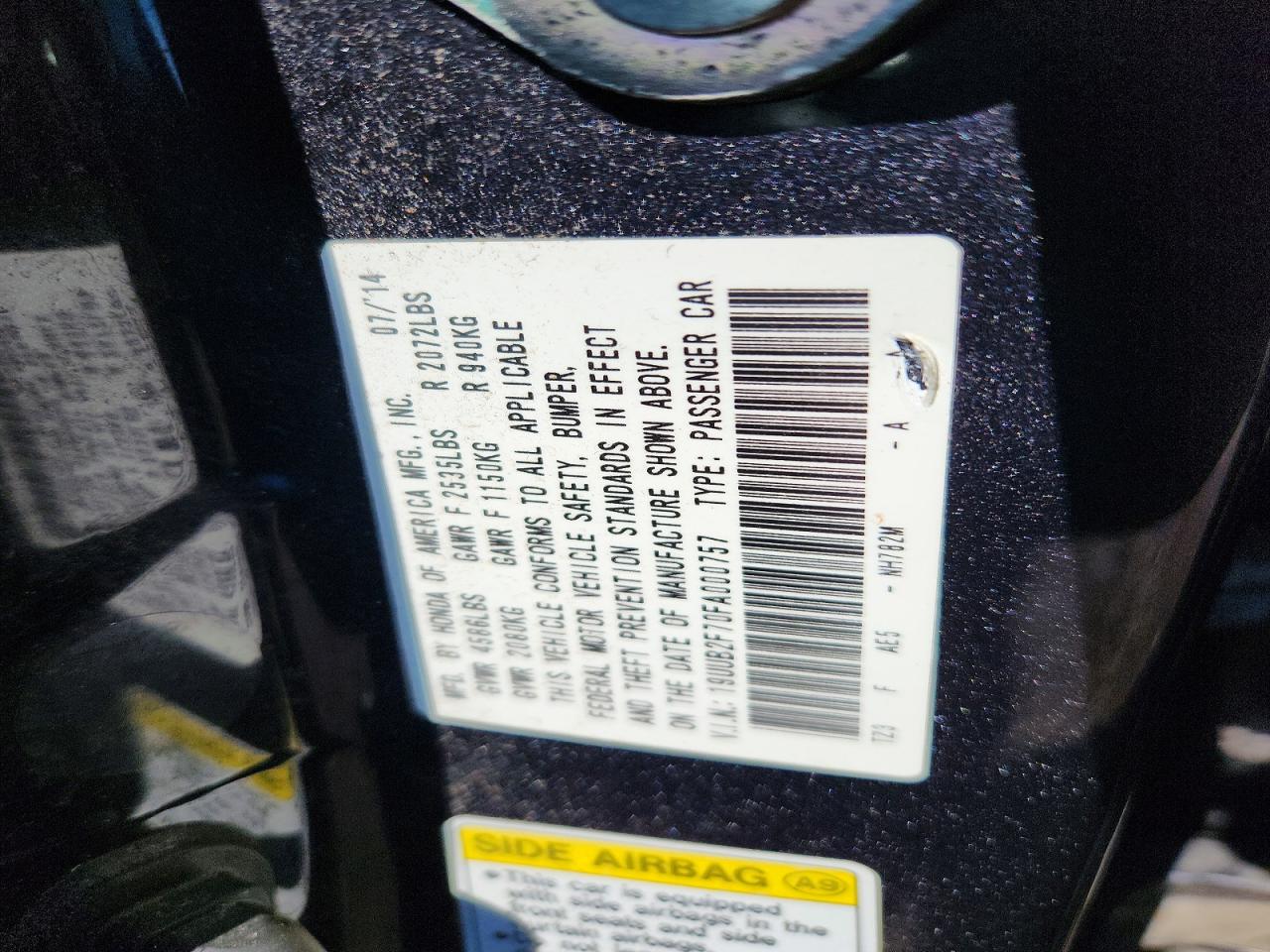 2015 Acura Tlx Advance Black vin: 19UUB2F70FA000757