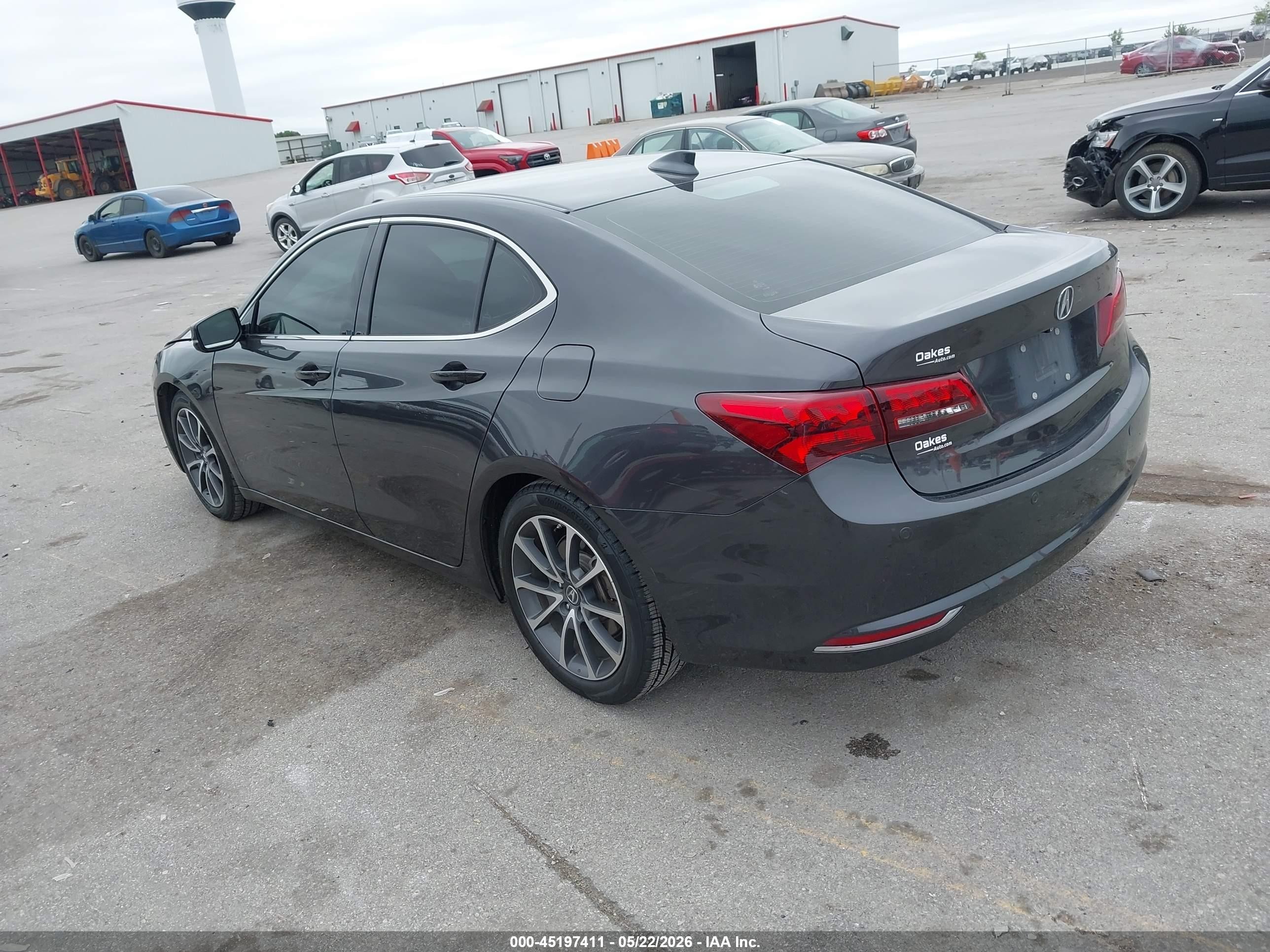 2015 Acura Tlx V6 Advance Gray vin: 19UUB2F72FA011887
